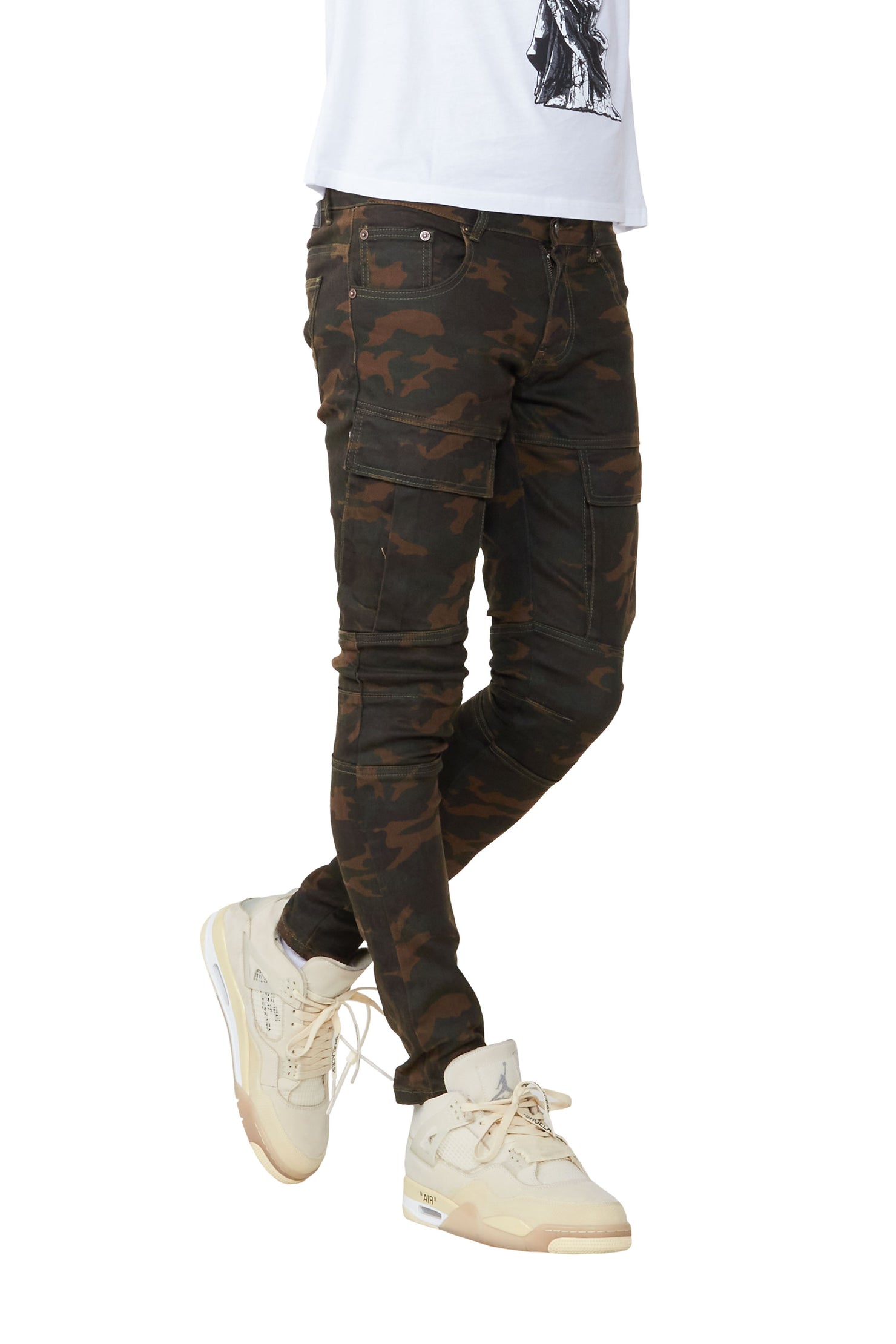 Wesley Woodland Camo Cargo Jean