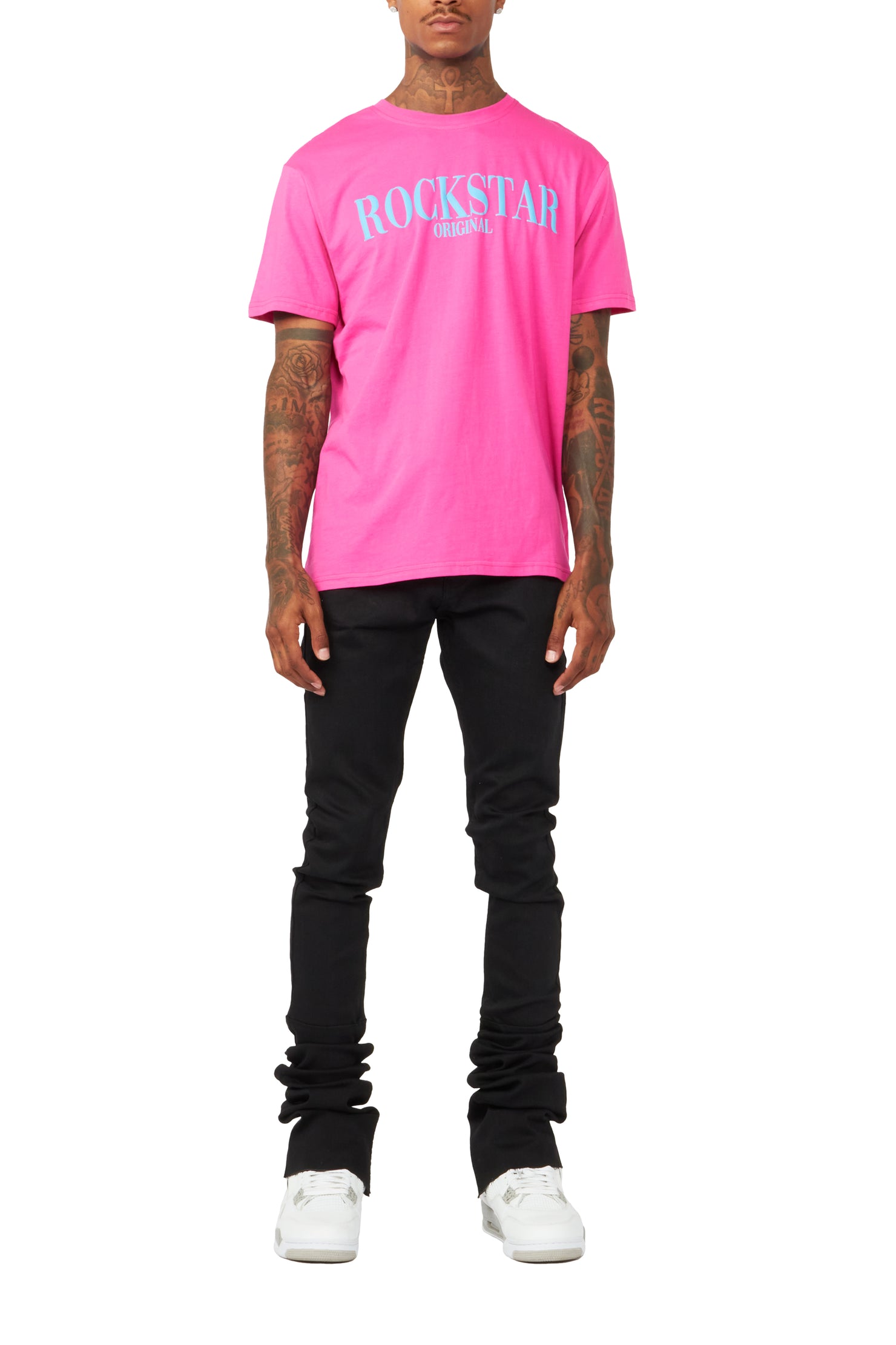 Tavi Orchid/Blue Printed T-Shirt