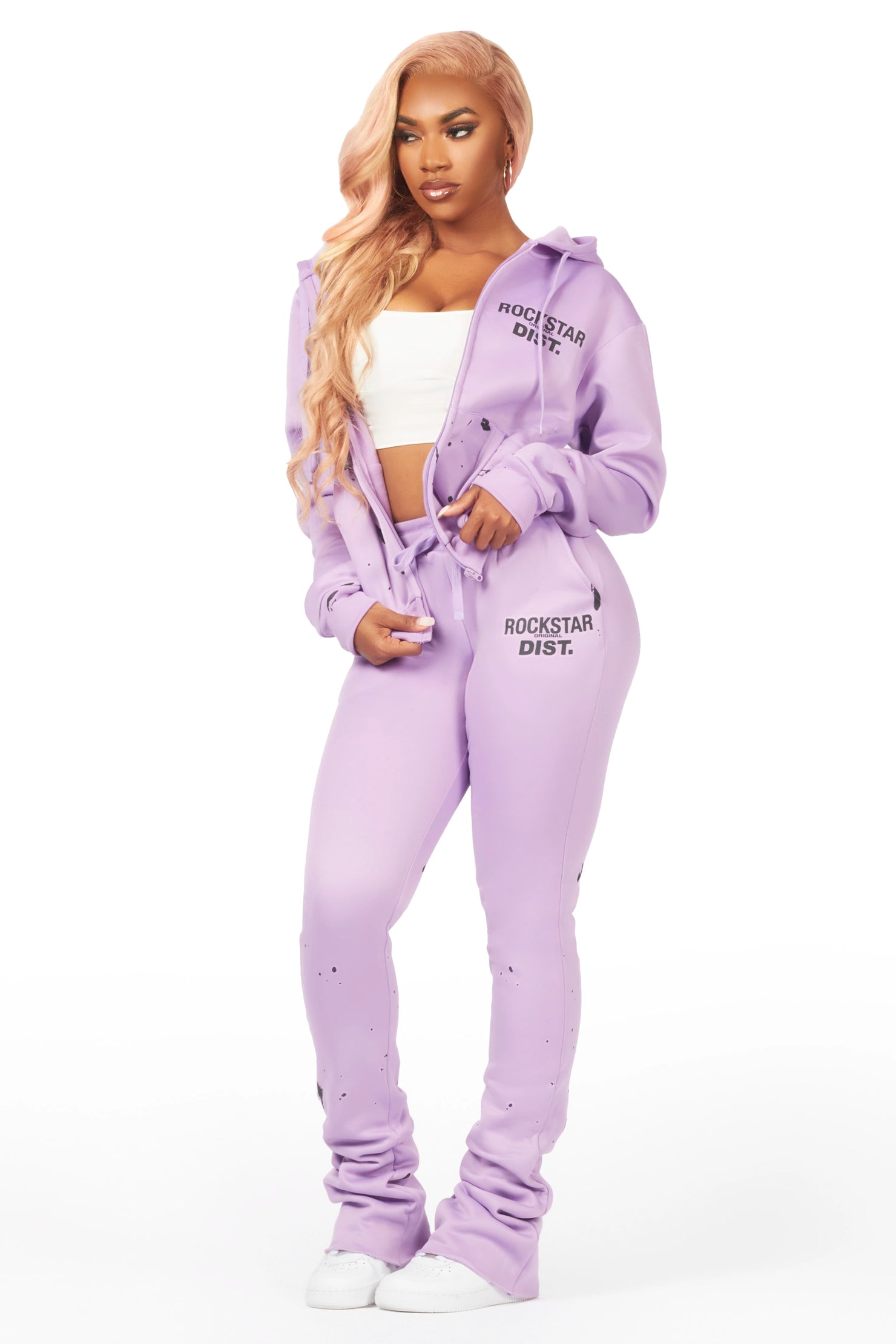 Halloway Lavender Zip Up Super Stacked Trackset