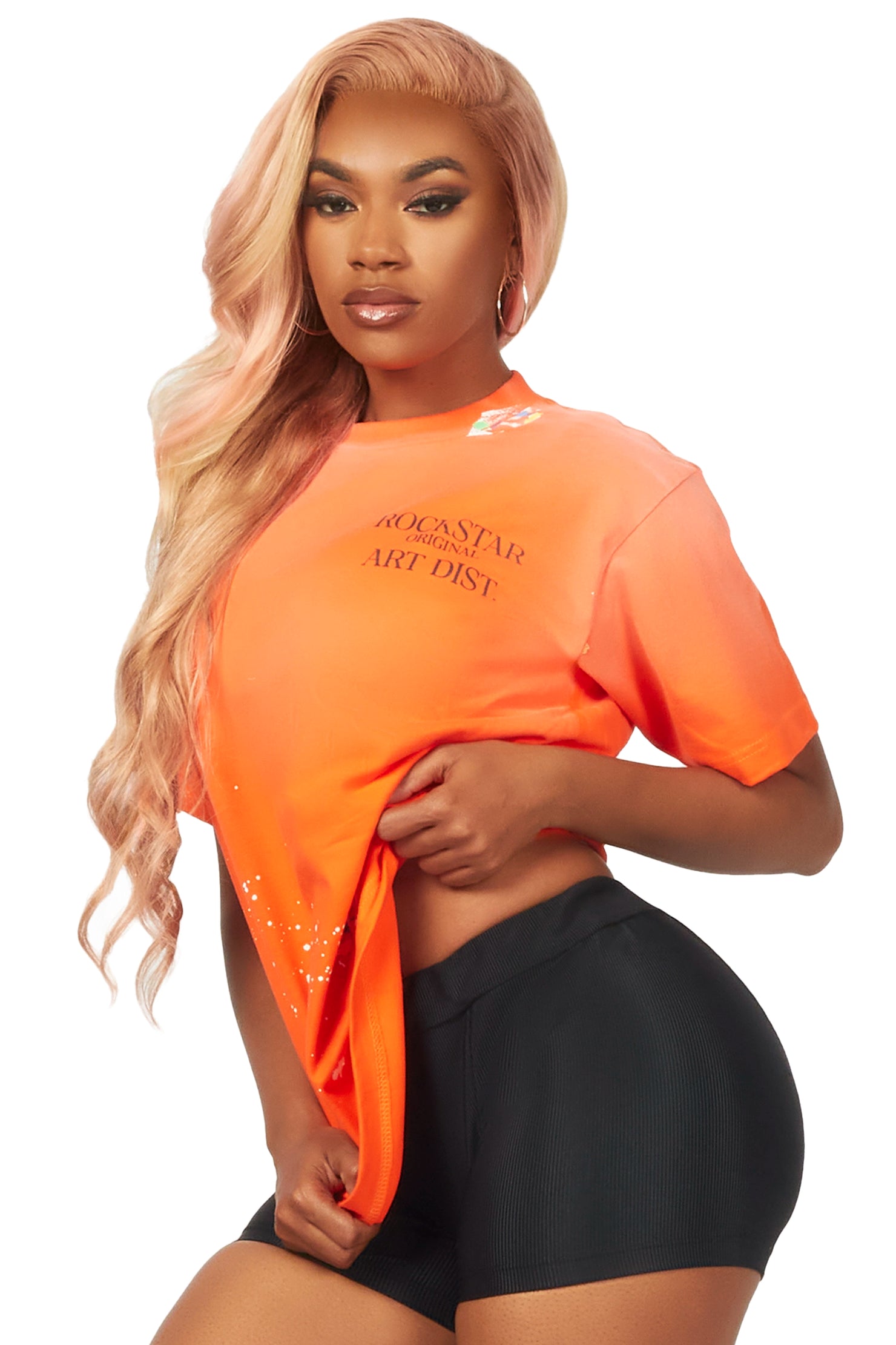 Can't Be Tamed Orange Oversized Tee