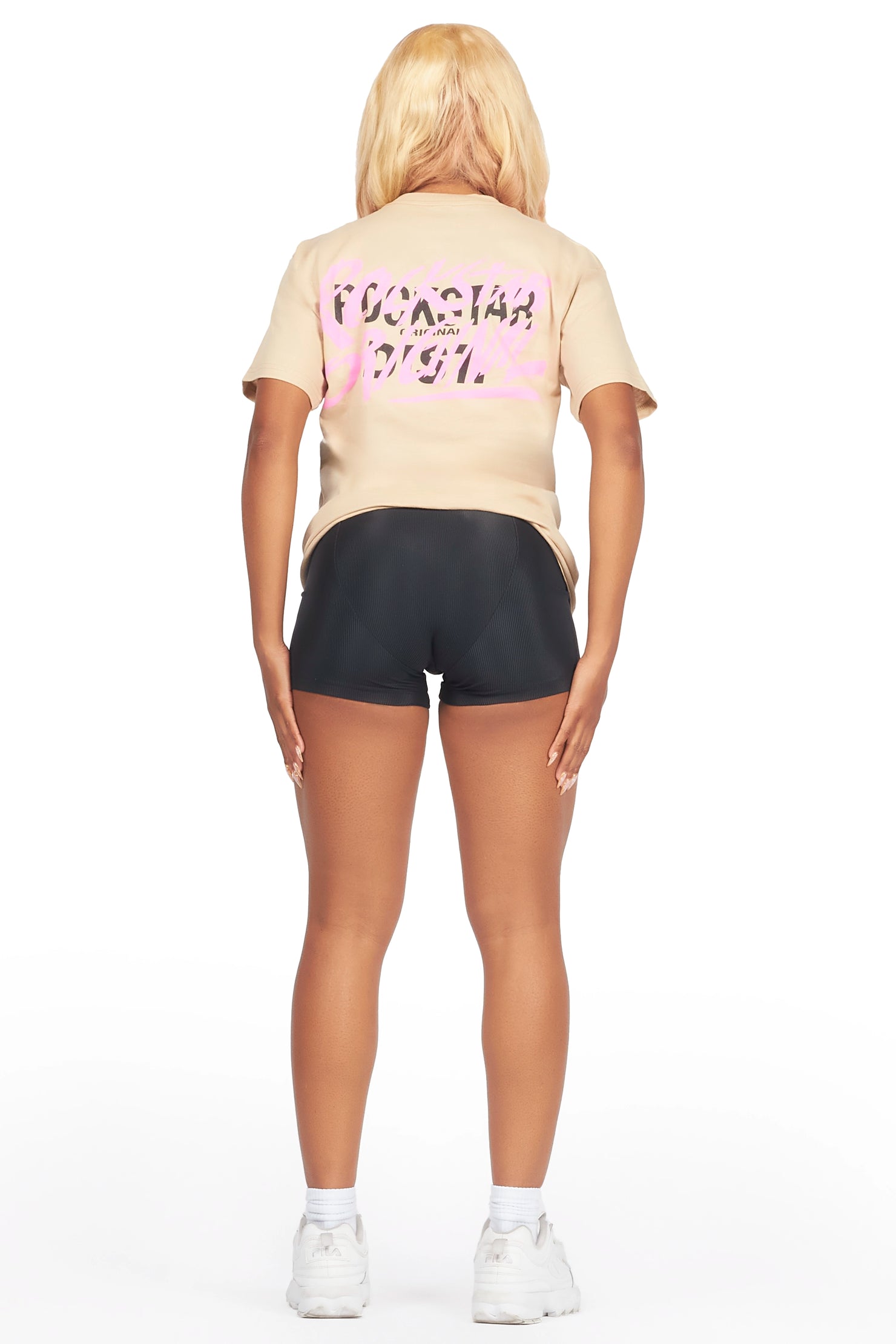 Jamila Beige Oversized T-Shirt