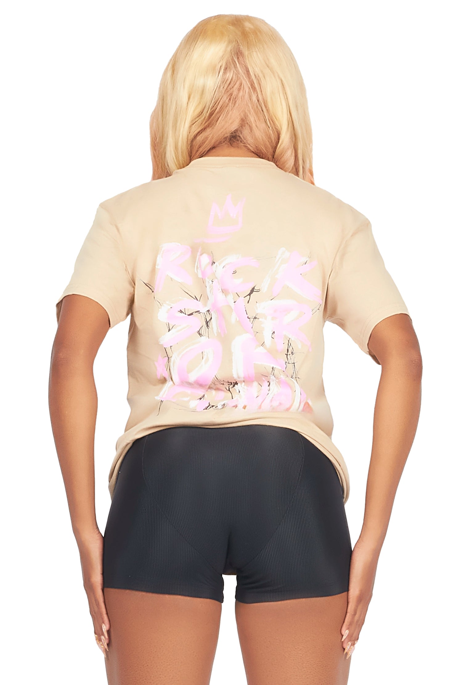 Kaysonti Beige Oversized T-Shirt