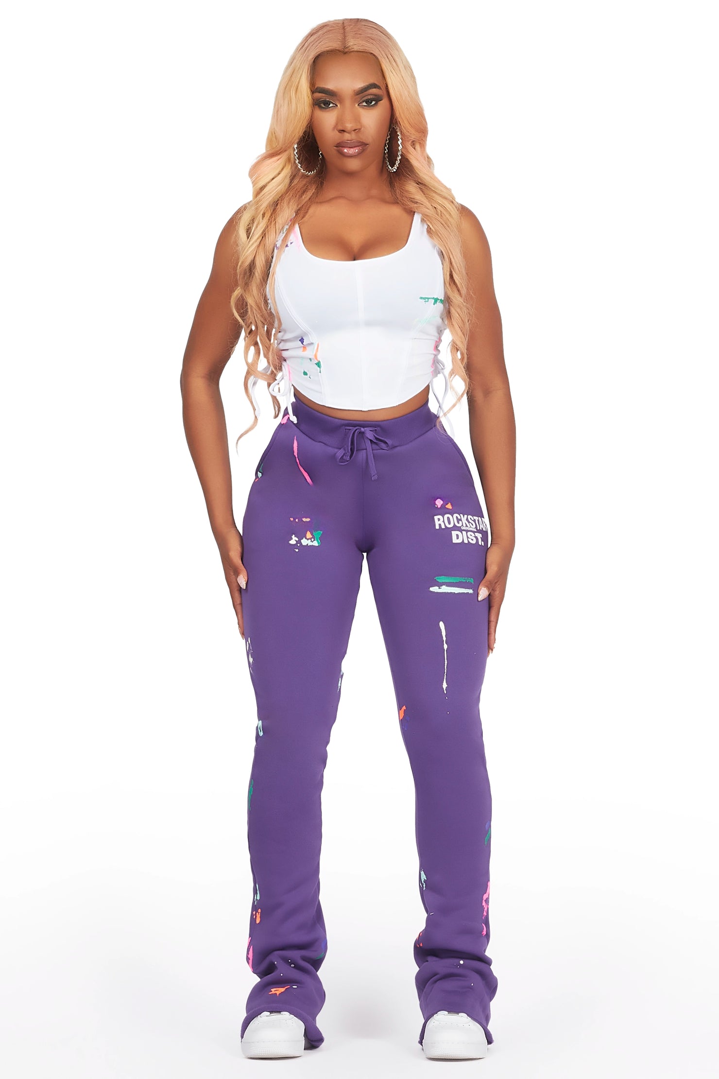 Inieshea White/Purple Corset Super Stacked Trackset
