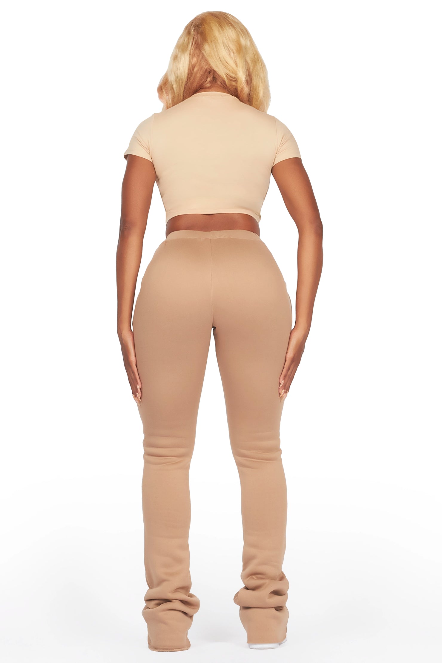 Tiyane Tan T-Shirt Super Stacked Trackset