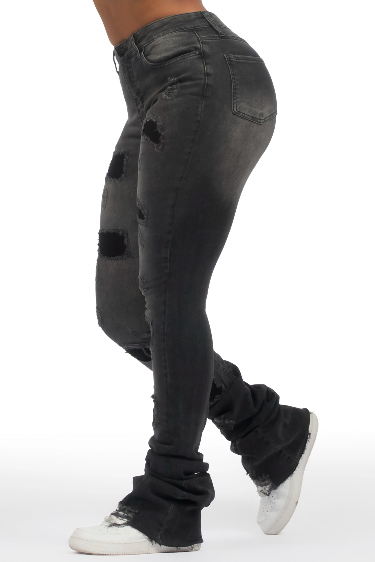 Remy Black Super Stacked Jean