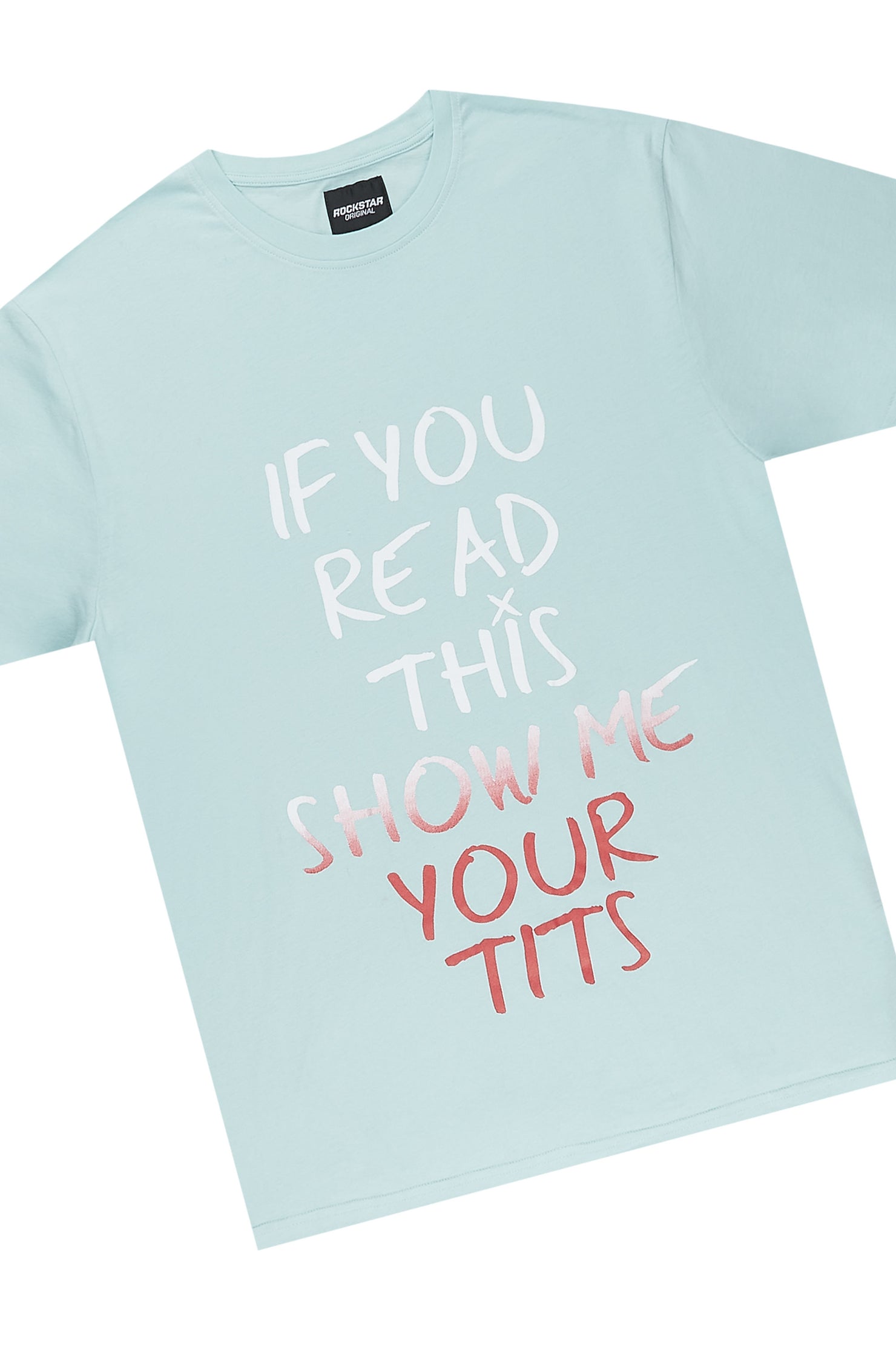 Alwine Aqua T-Shirt Short Set