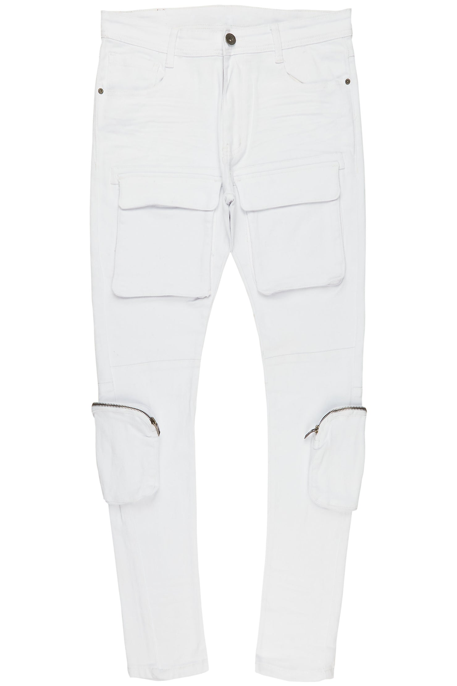 Andre White Cargo Jean