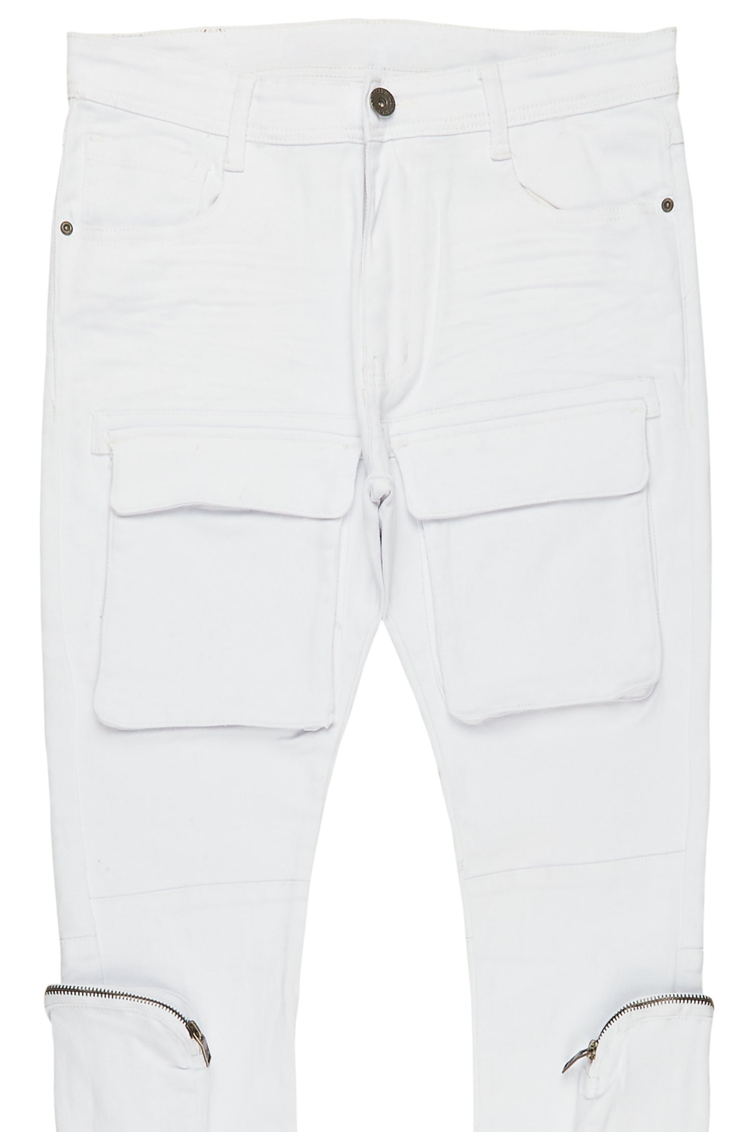 Andre White Cargo Jean
