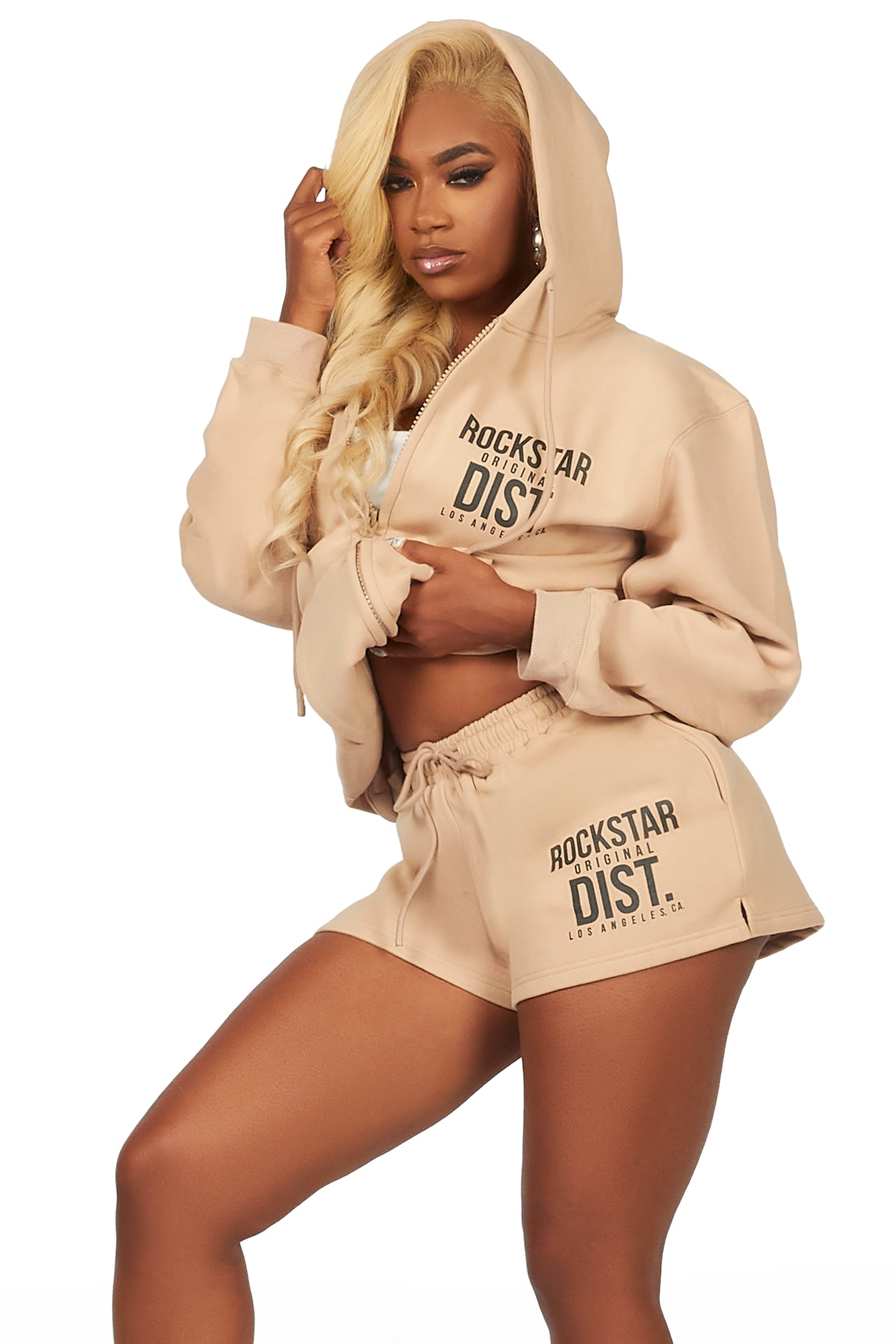 Stephania Tan Short Set