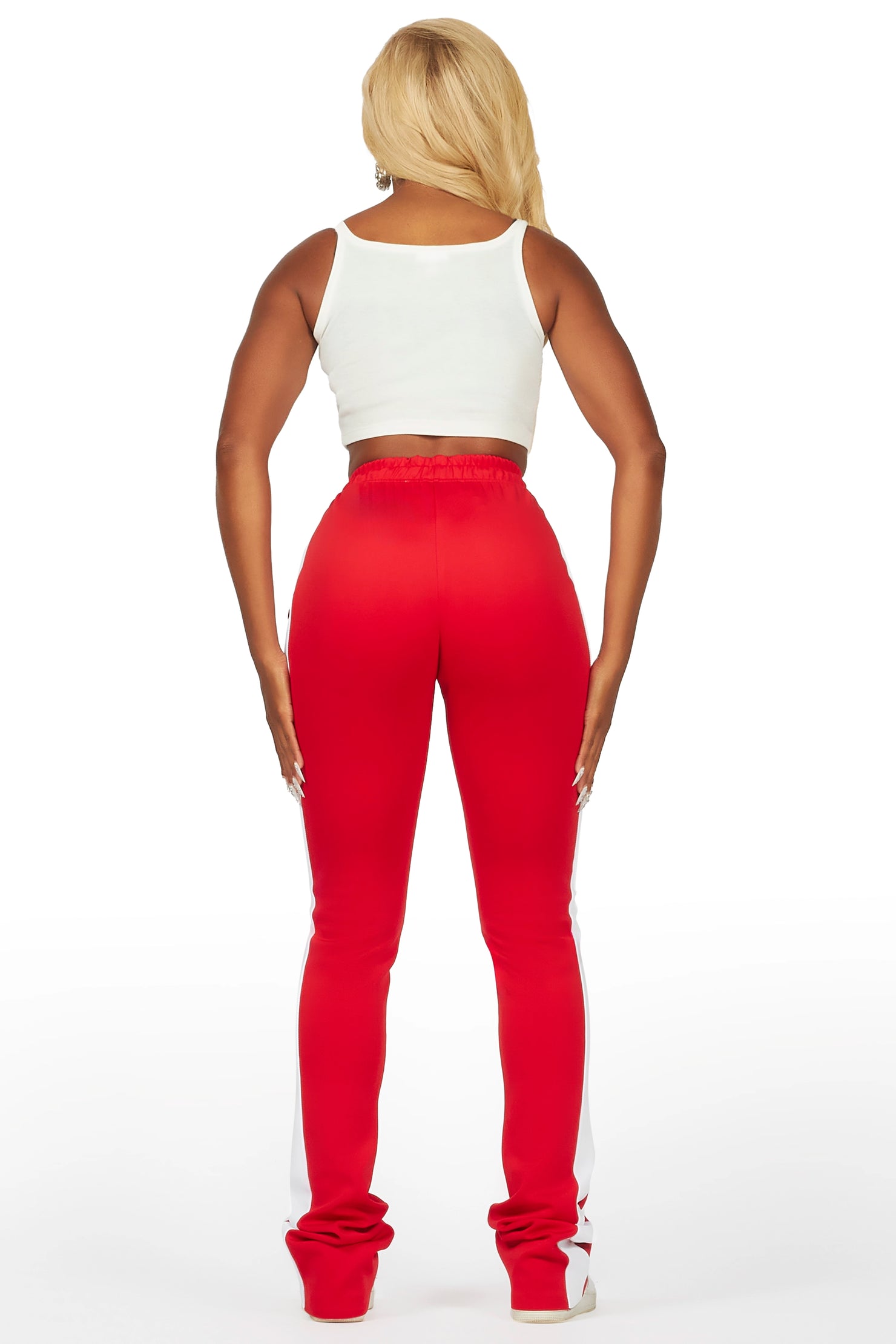 Savannah Red Super Stacked Track Pant