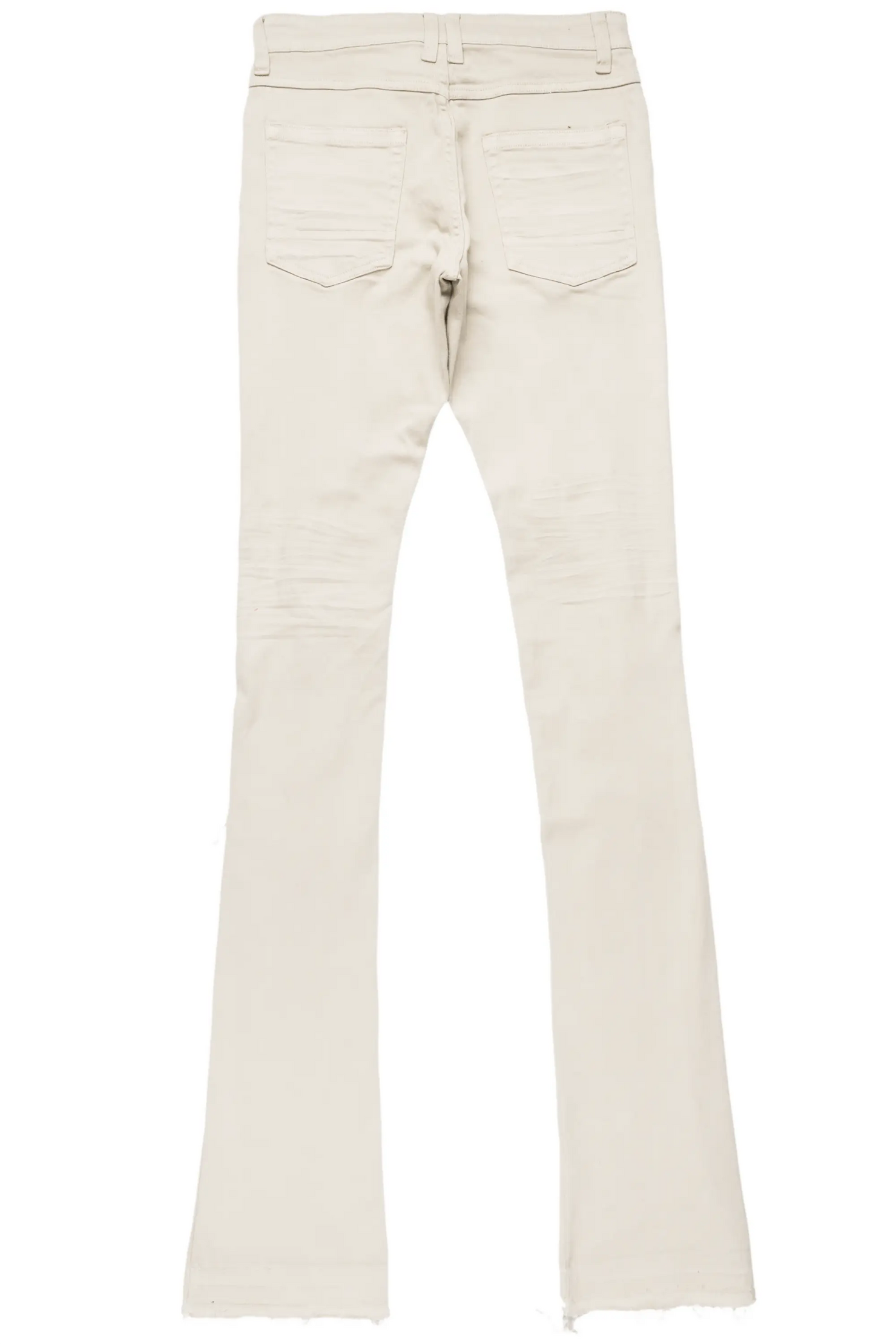 Badal Sand Super Stacked Flare Jean