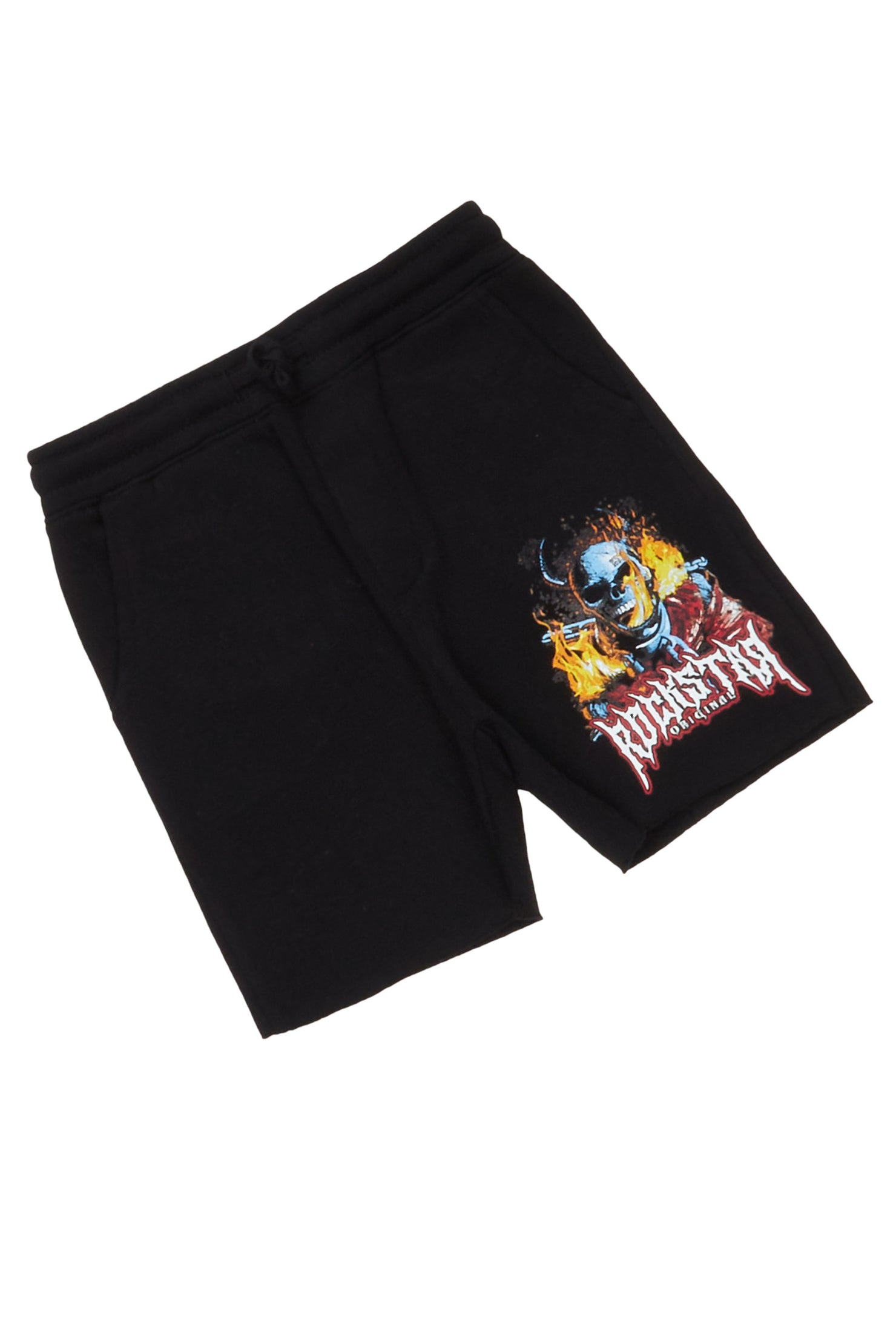 Boys Reid Black T-Shirt/Short Set