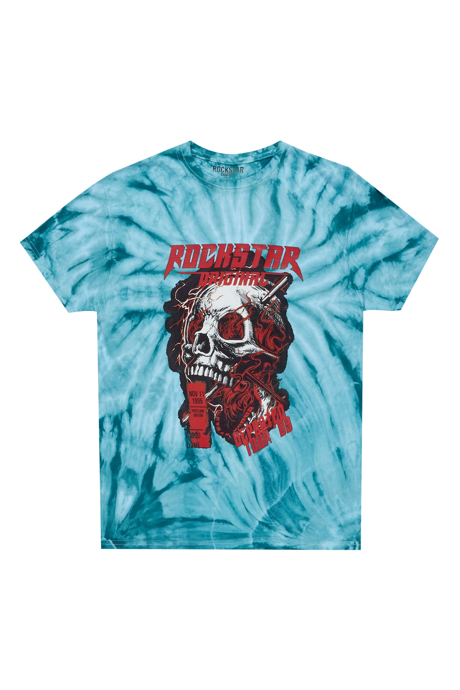 Youth Salem Blue Tie Dye Graphic T-Shirt
