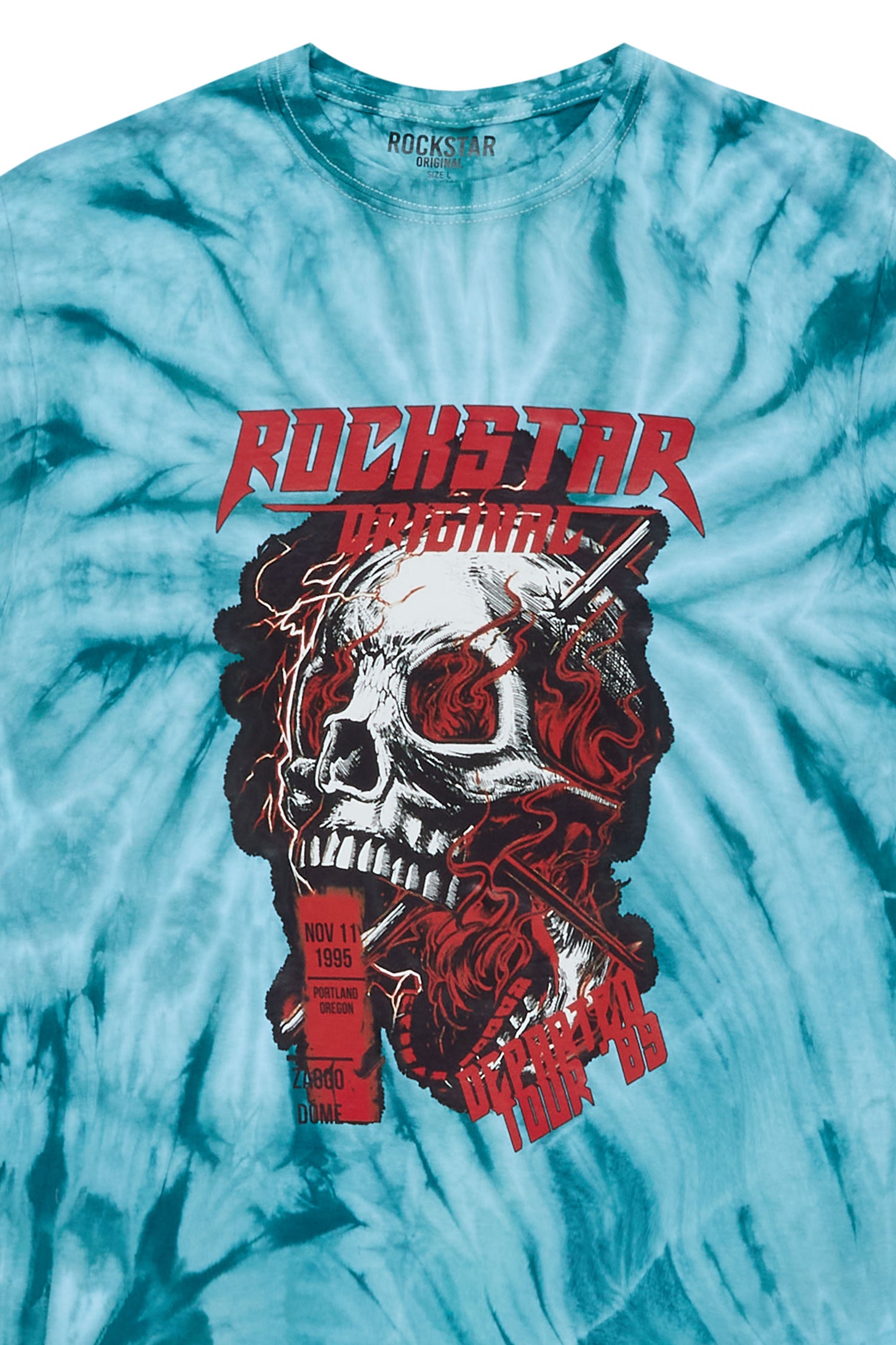 Youth Salem Blue Tie Dye Graphic T-Shirt