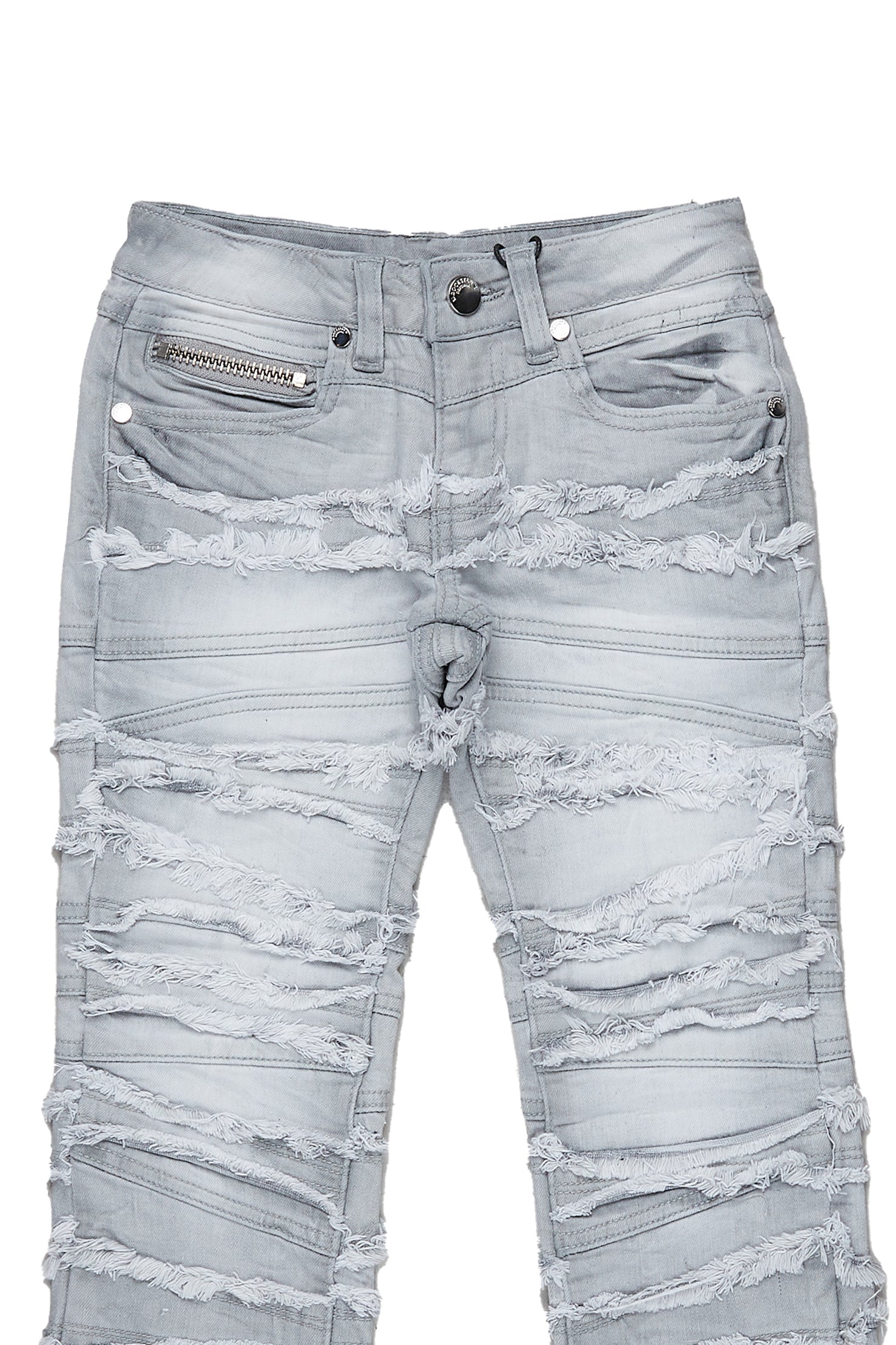 Boys Franko Light Grey Slim Fit Jean