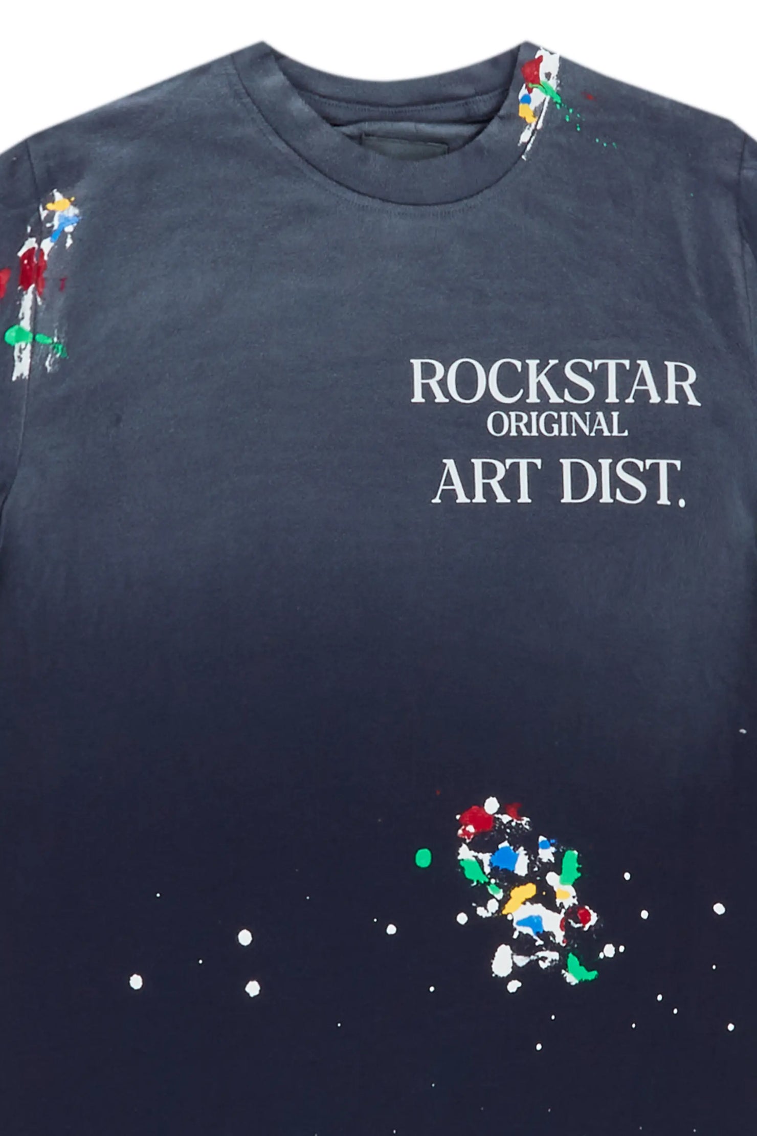 Boys Palmer Navy Graphic T-Shirt