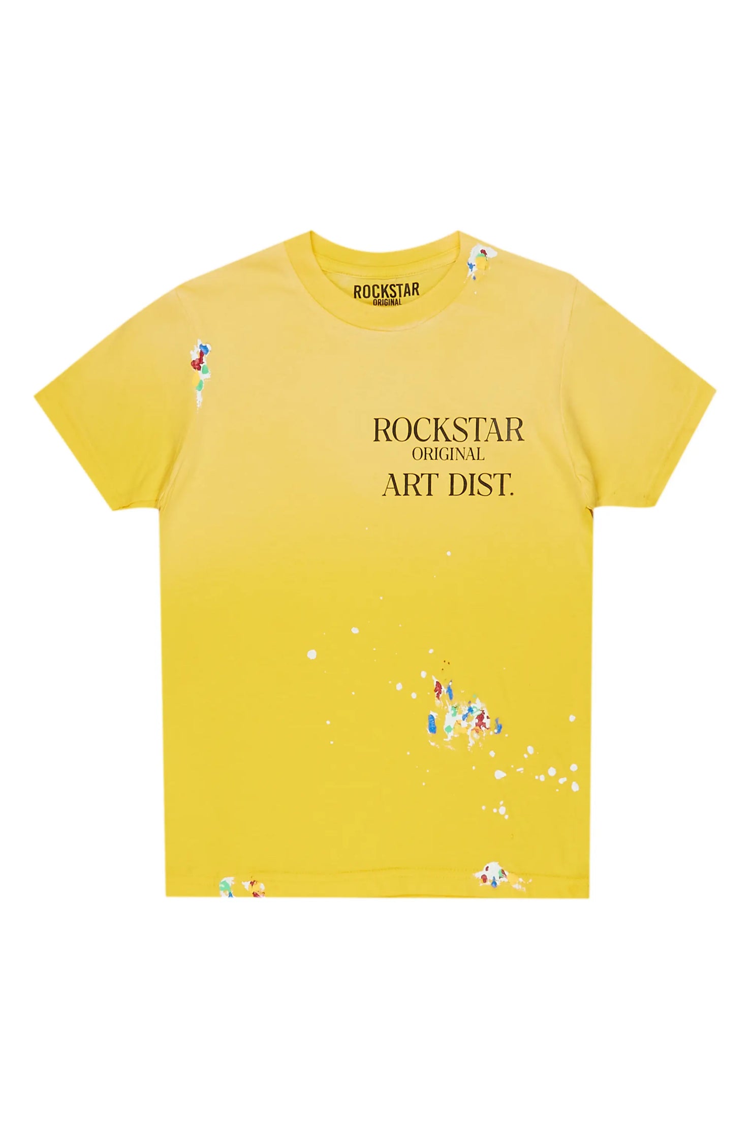 Boys Palmer Yellow Graphic T-Shirt