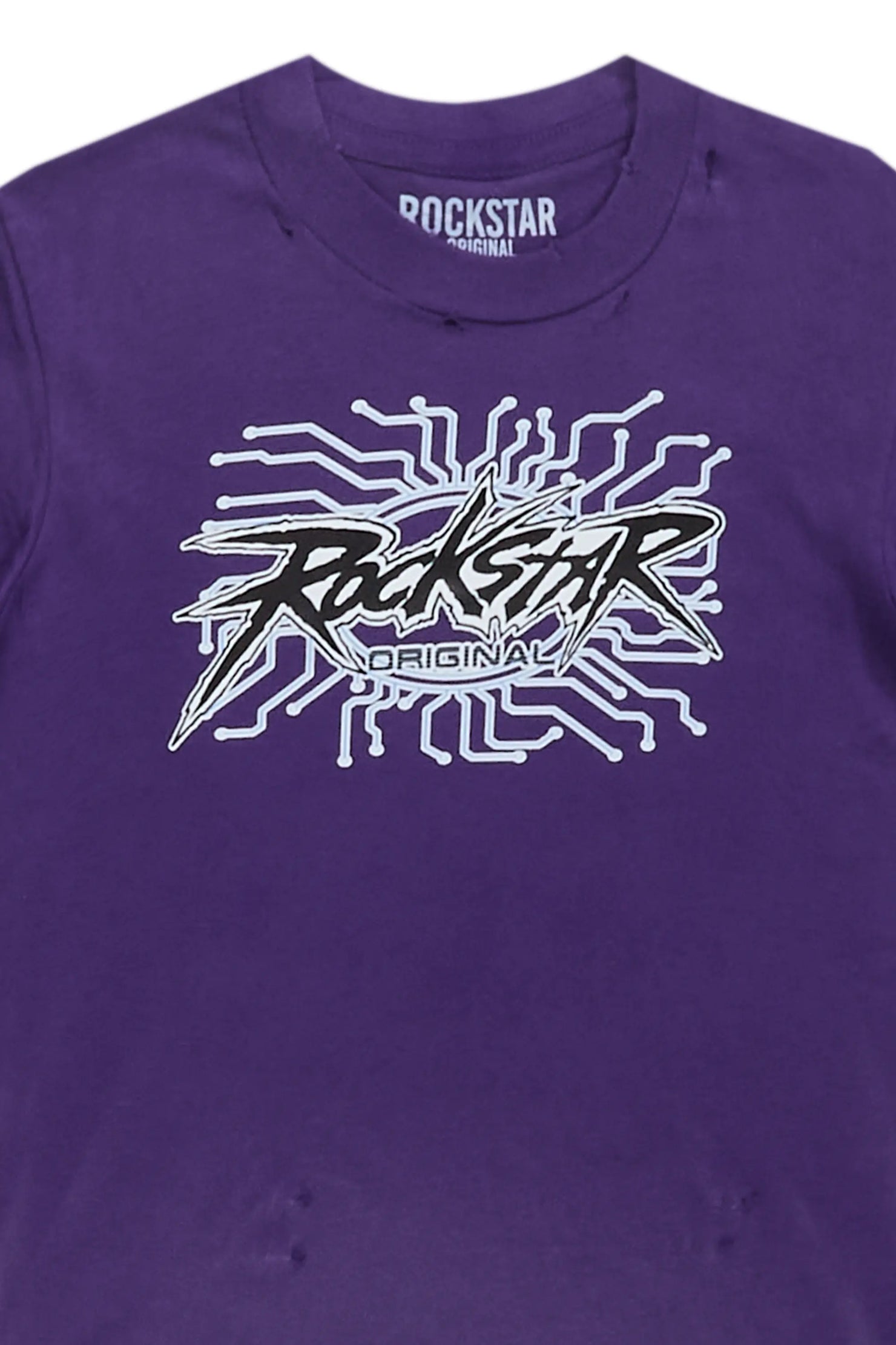 Future 2008 Purple Oversized Tee