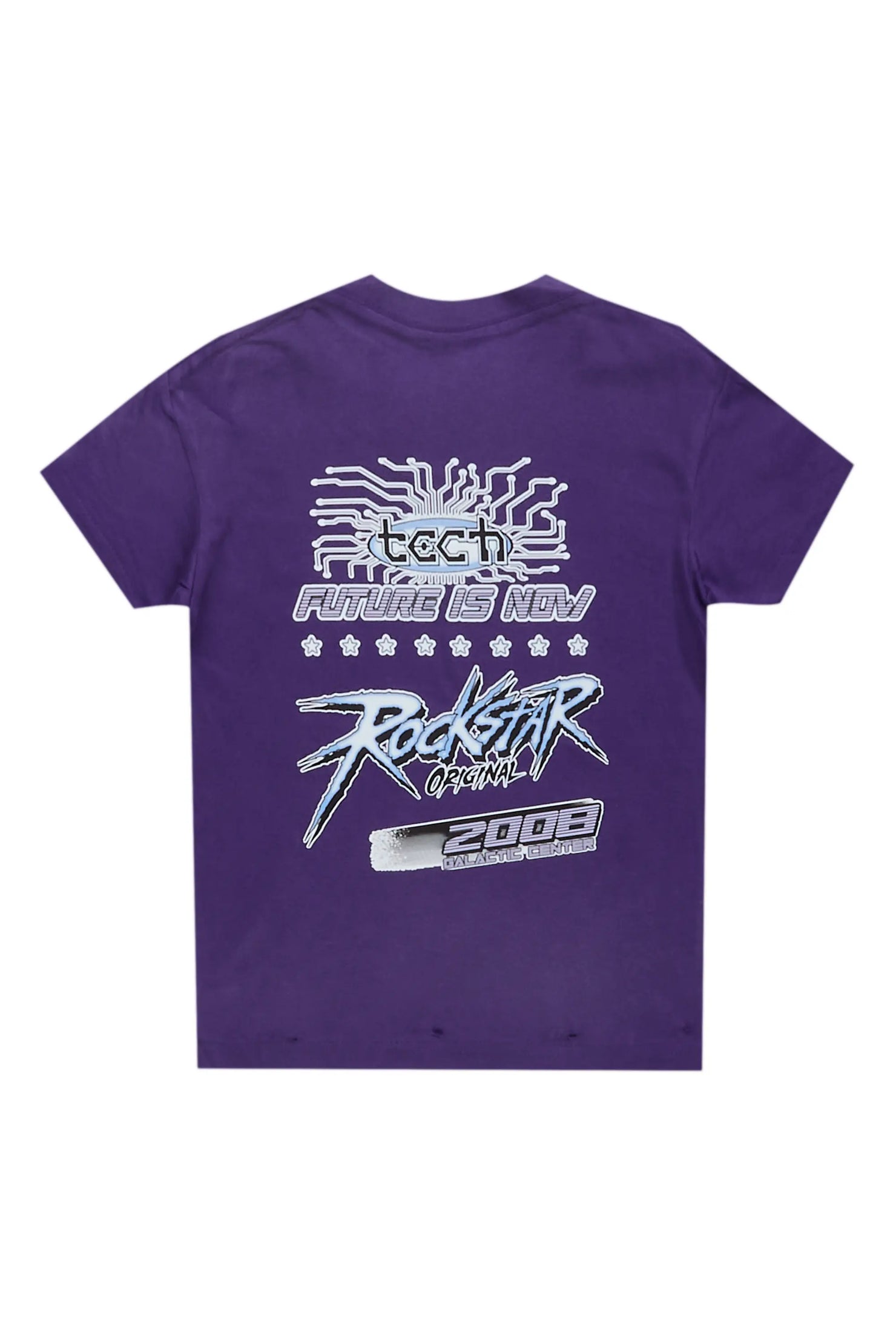Boys Race Purple Graphic T-Shirt