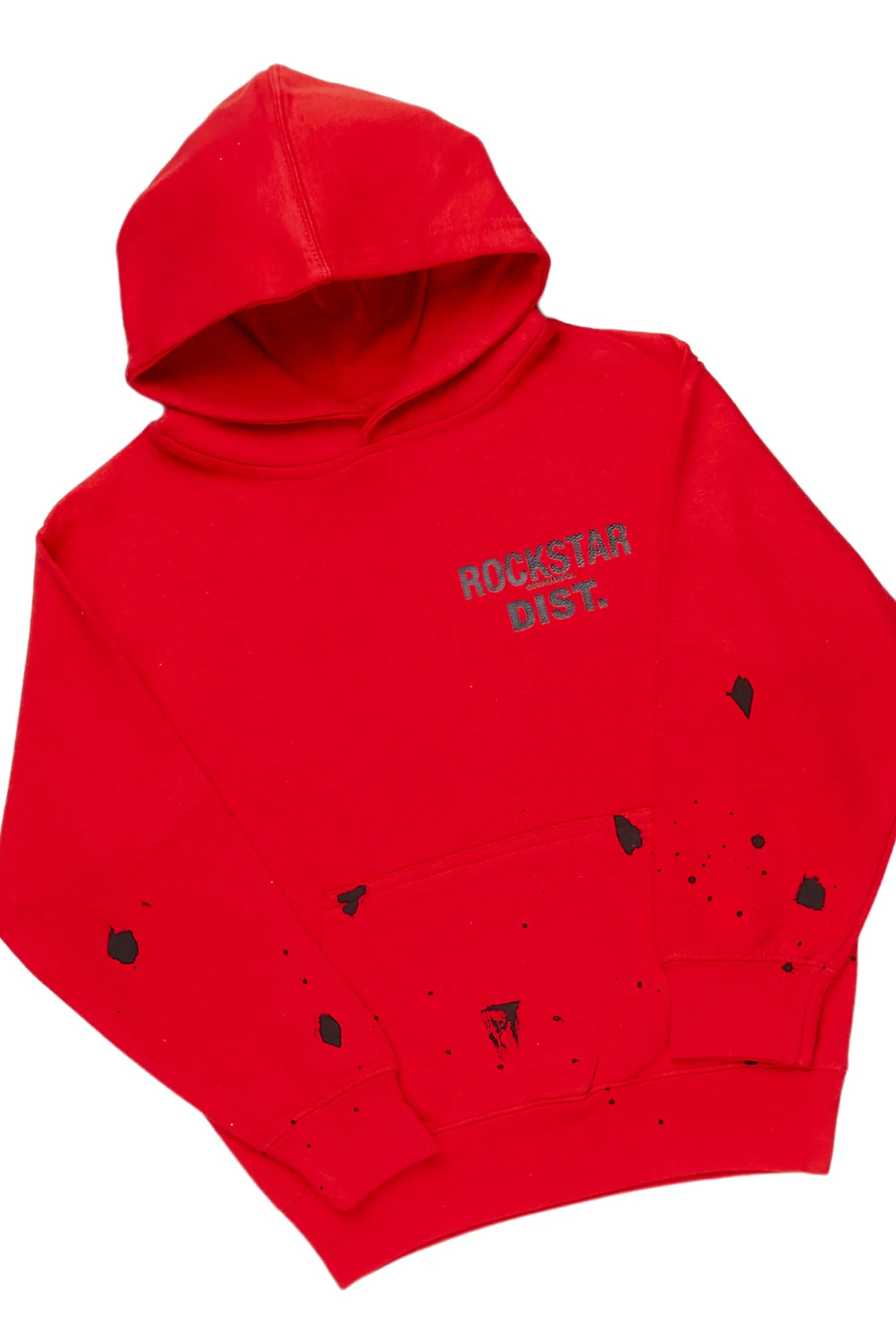Boys Raffer Red Hoodie Track Set