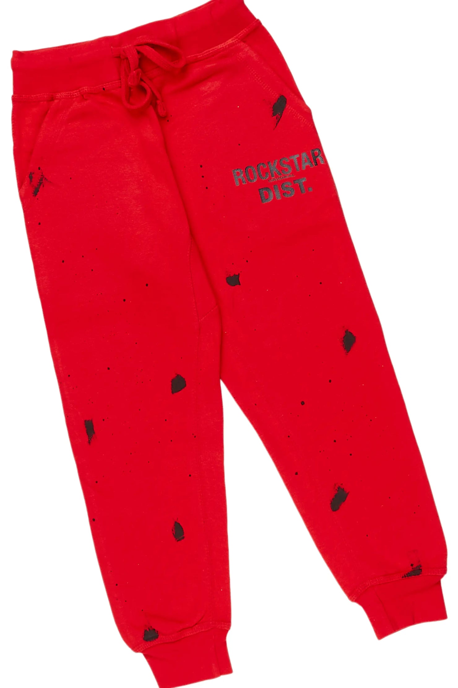 Boys Raffer Red Hoodie Track Set