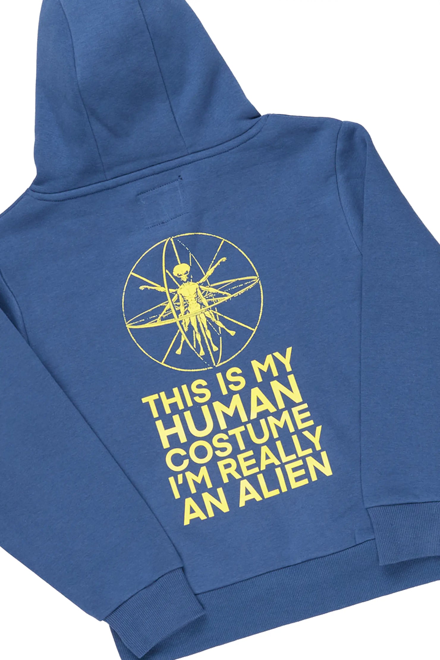 Girls Yadi Navy Hoodie Super Stacked Flare Track Set