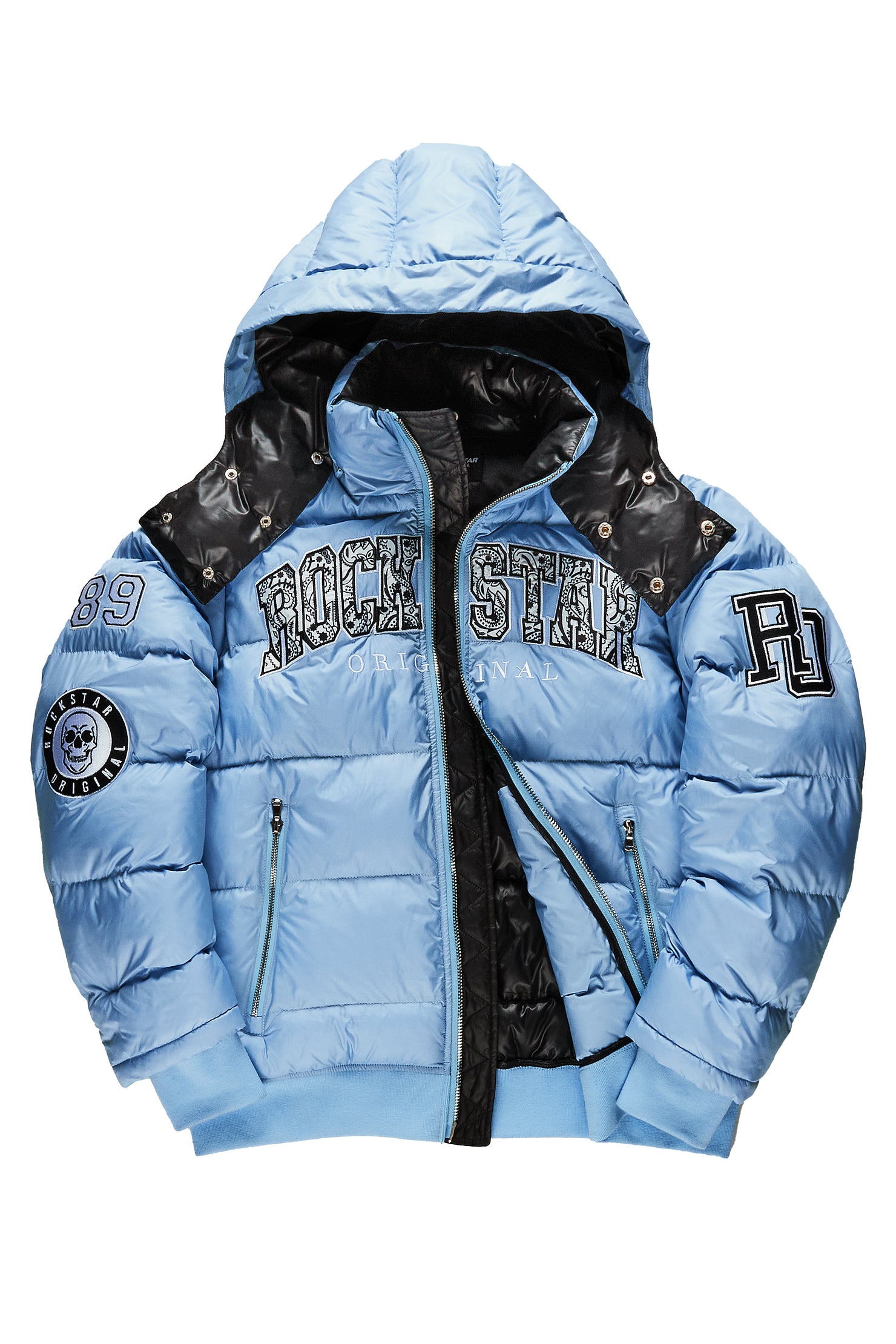 Girls Bronia Baby Blue Puffer Jacket