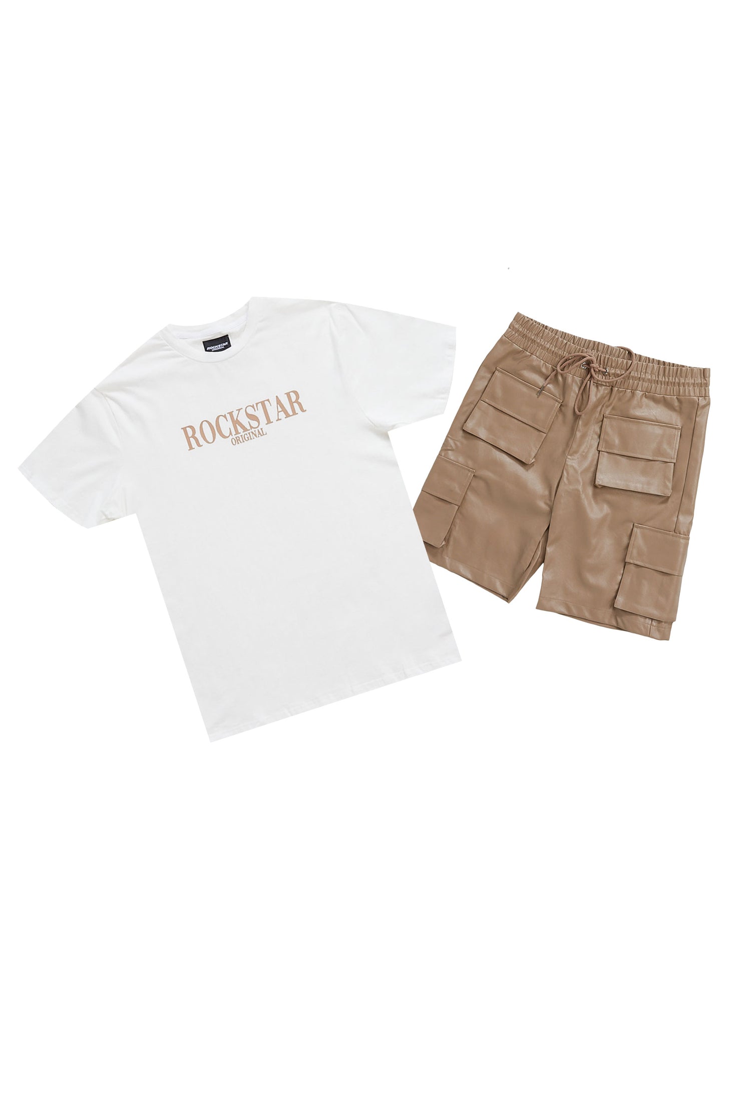 Callum Beige Short Set