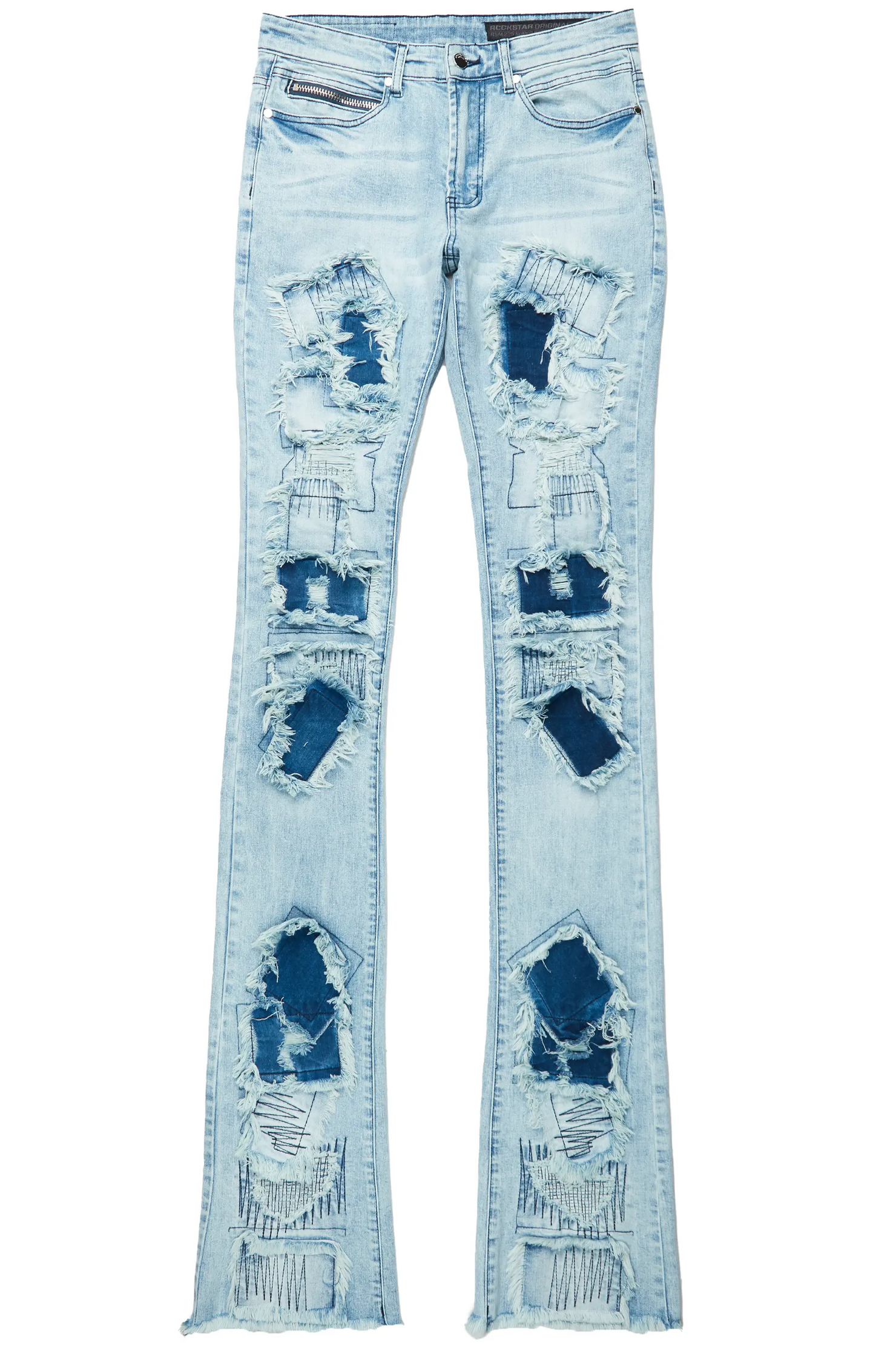 Camden Blue Super Stacked Flare Jean