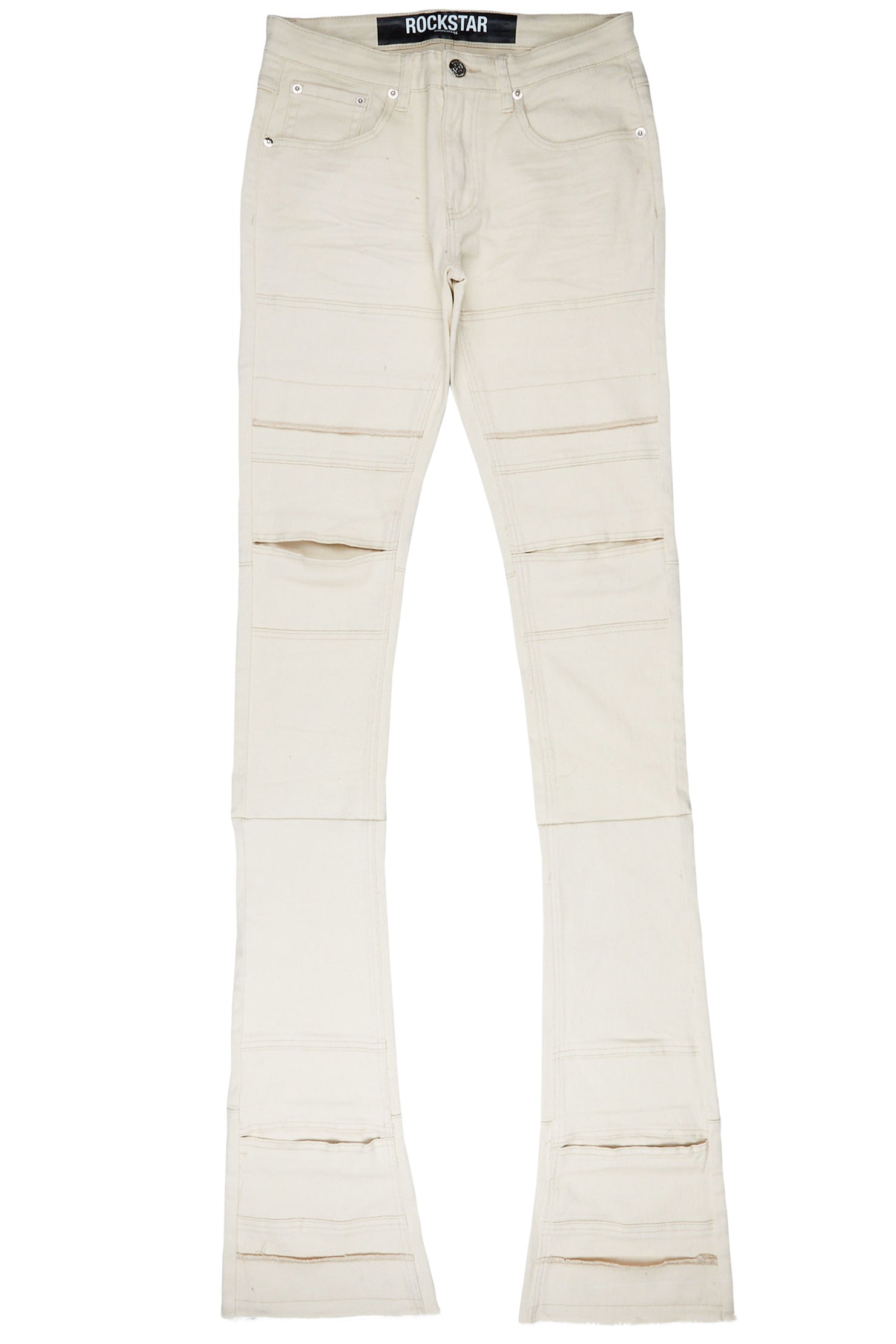 Cedar Sand Super Stacked Flare Jean