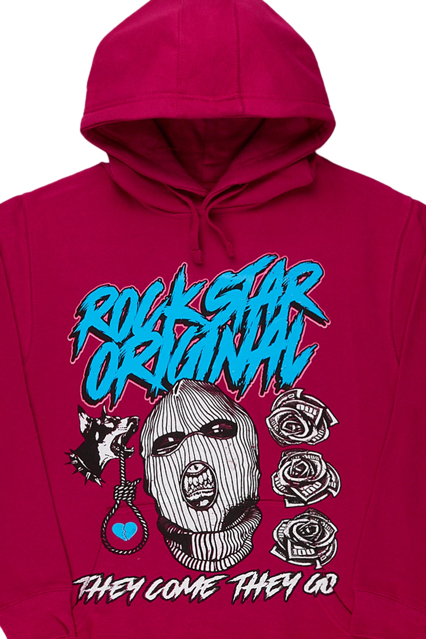 Clava Fuchsia Graphic Hoodie