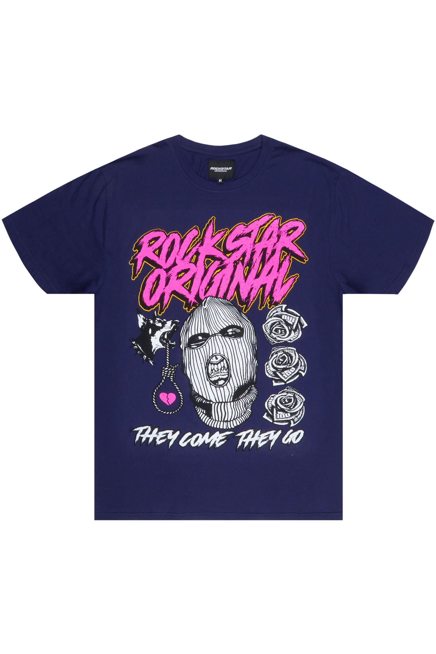 Clava Navy/Orchid Graphic T-Shirt