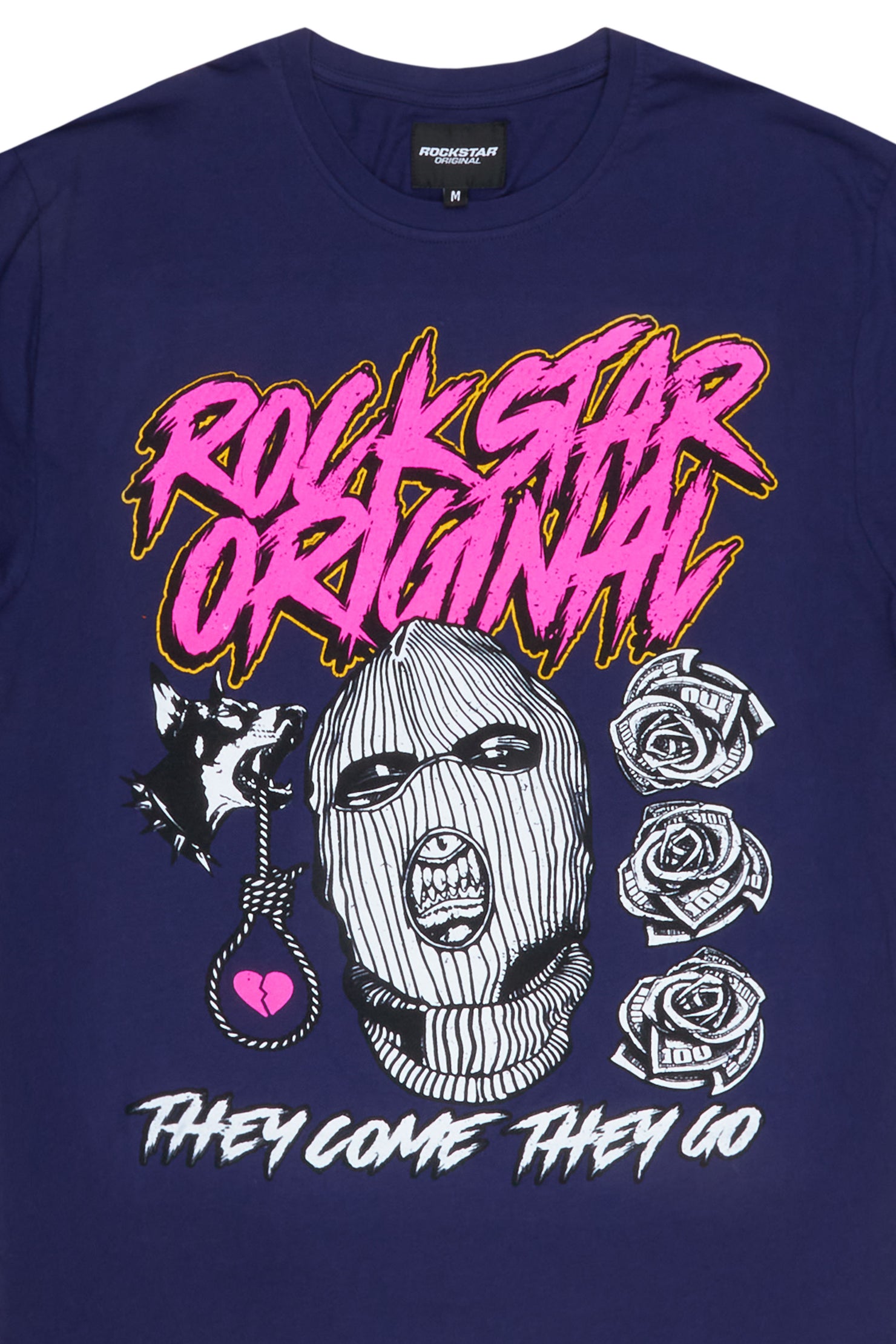 Clava Navy/Orchid Graphic T-Shirt