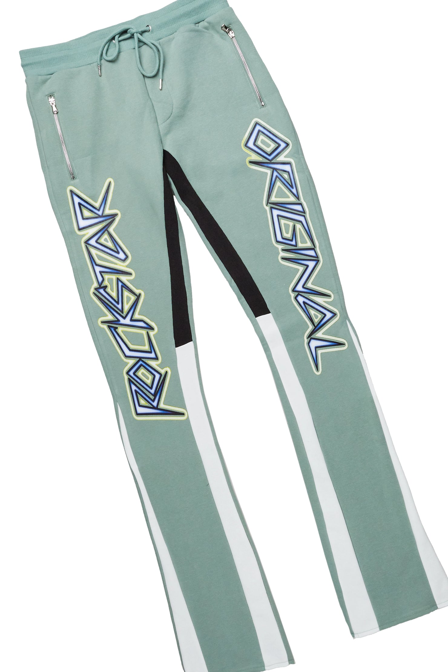 Cruz Sage/White Stacked Flare Track Set