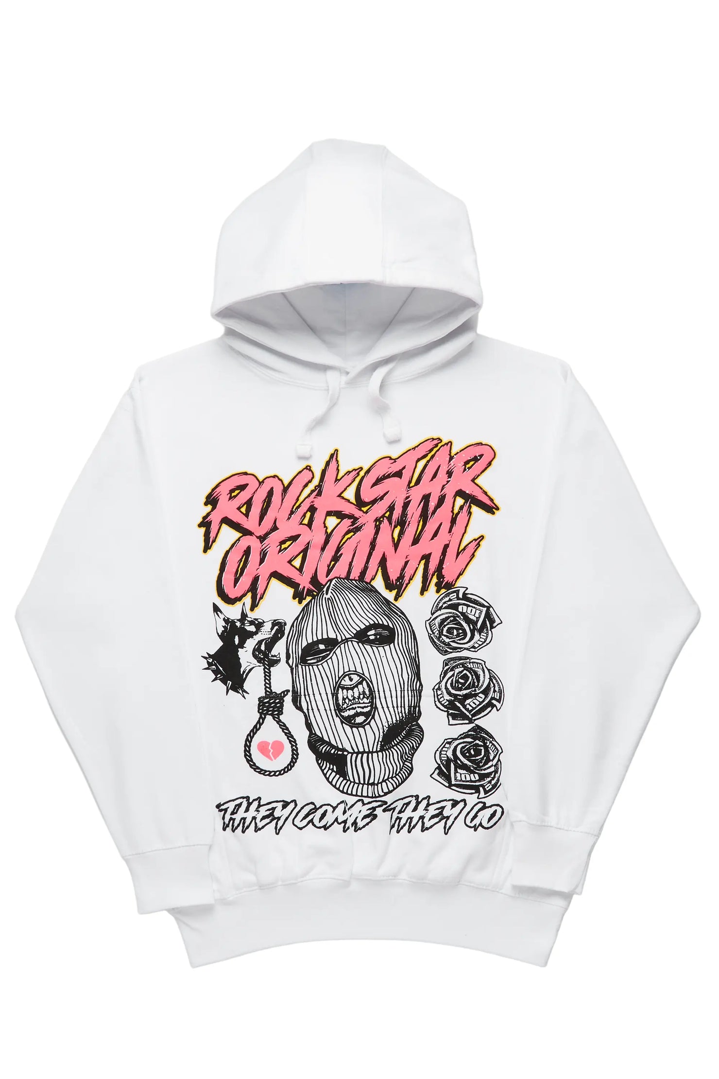 Clava White Graphic Hoodie