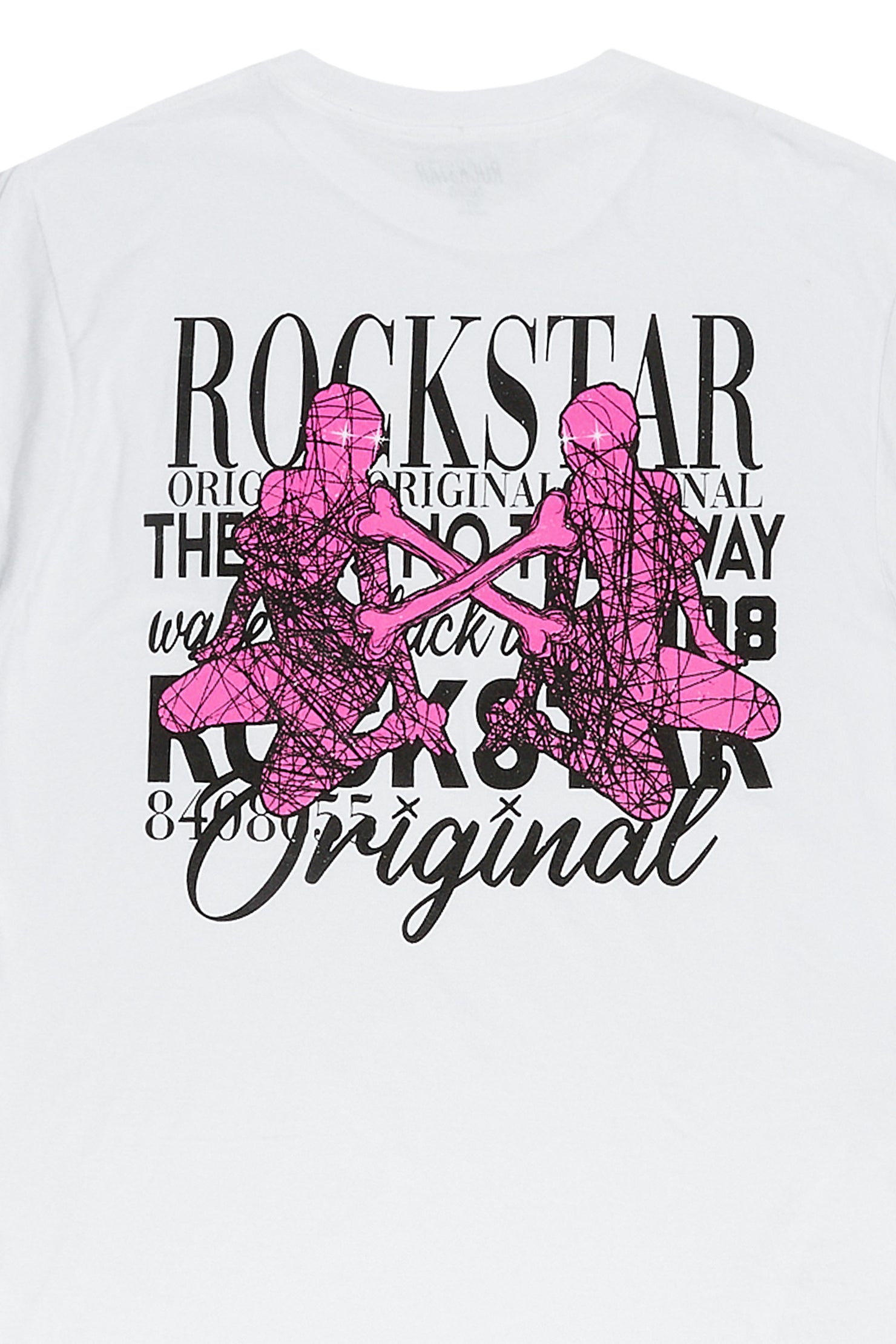 Cylens White Graphic T-Shirt