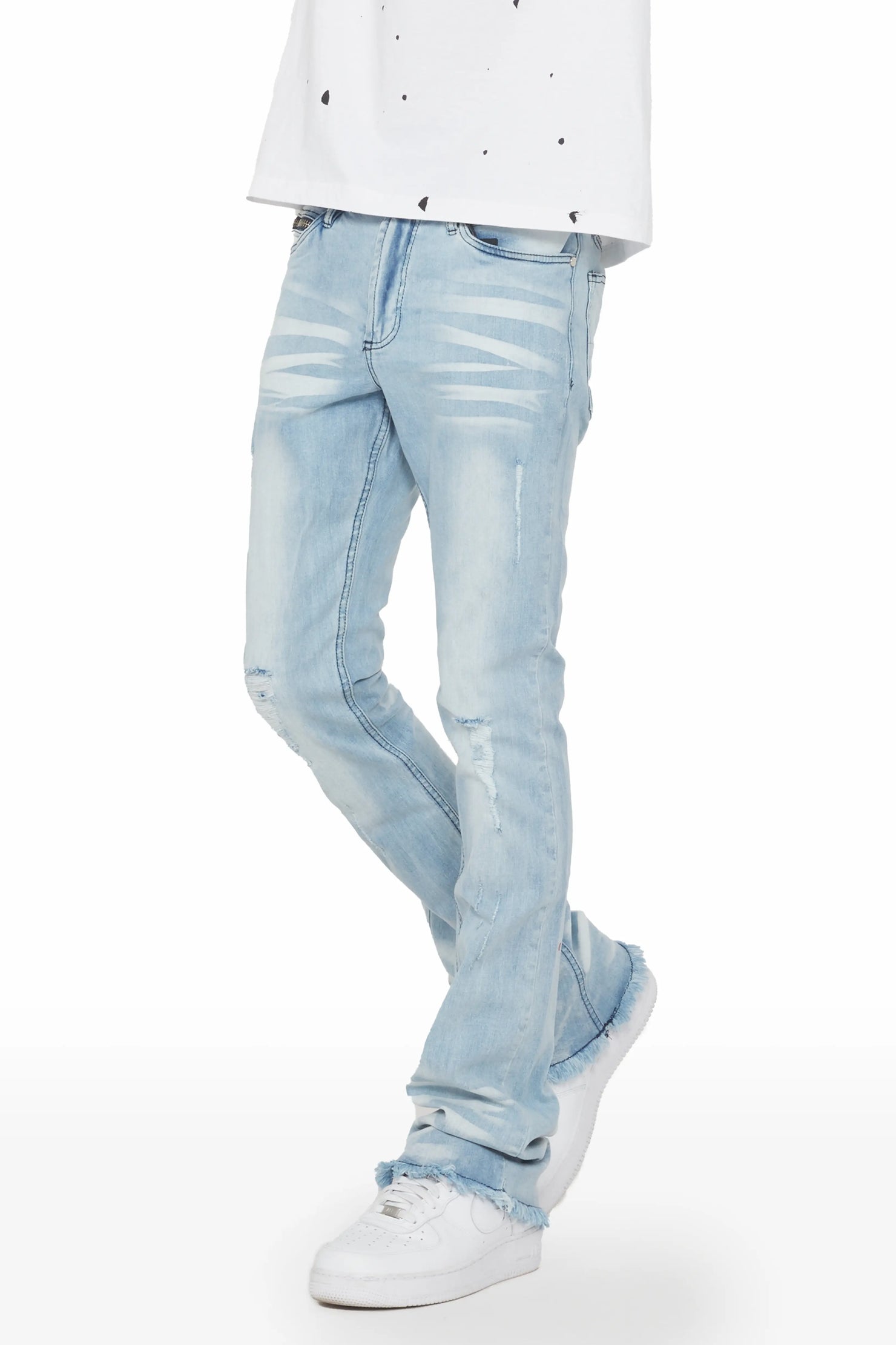 Dag Blue Stacked Flare Jean