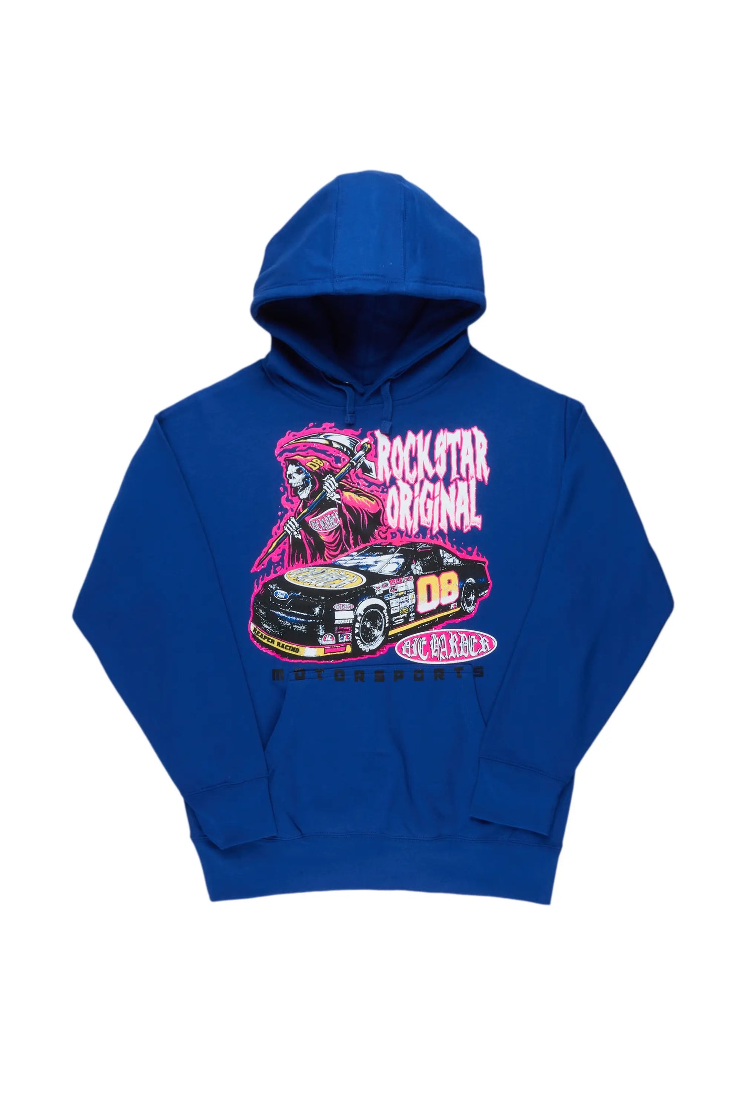 Daggor Blue/Yellow Hoodie/Track Pant Set