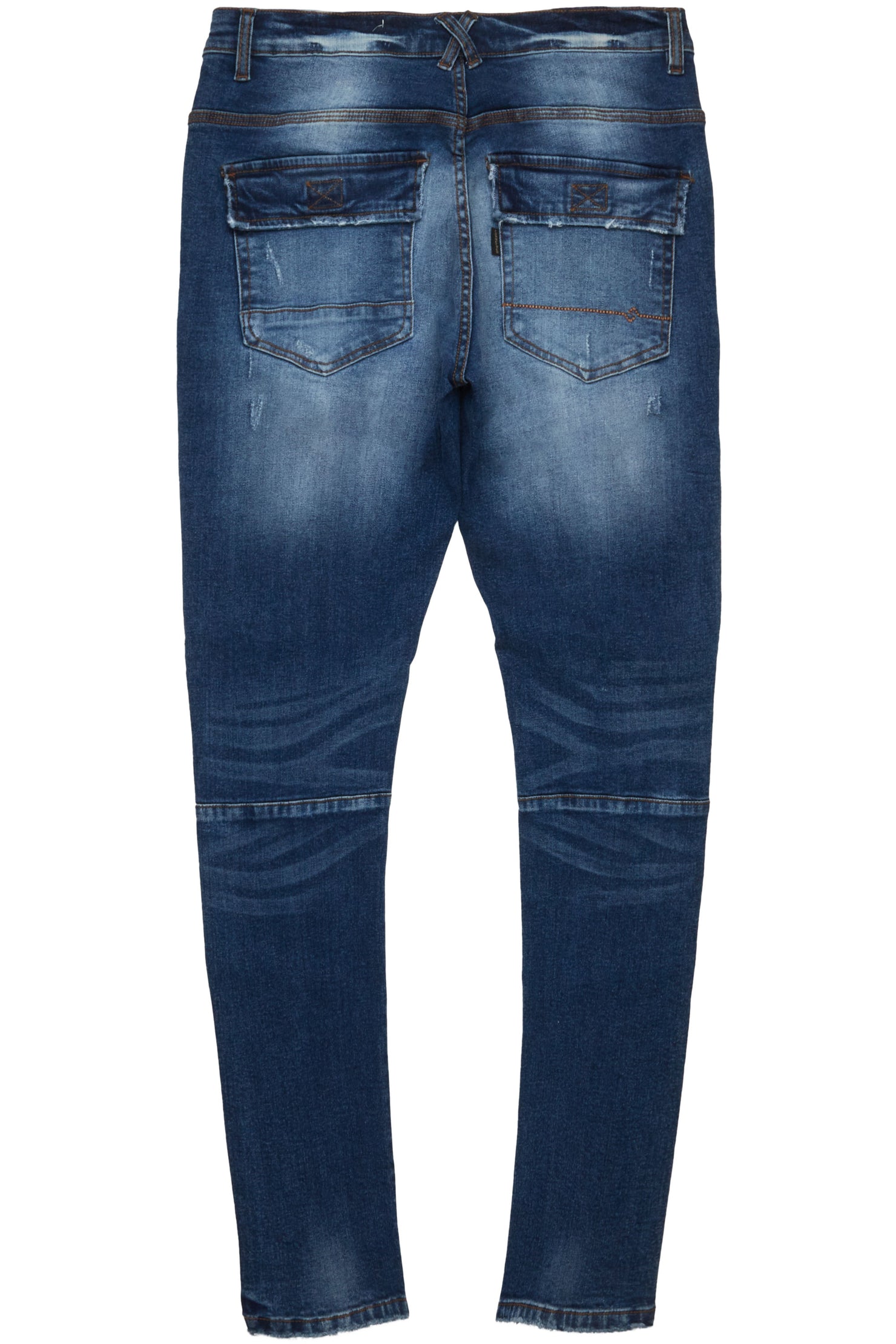 Damien Blue Cargo Slim Fit Jean
