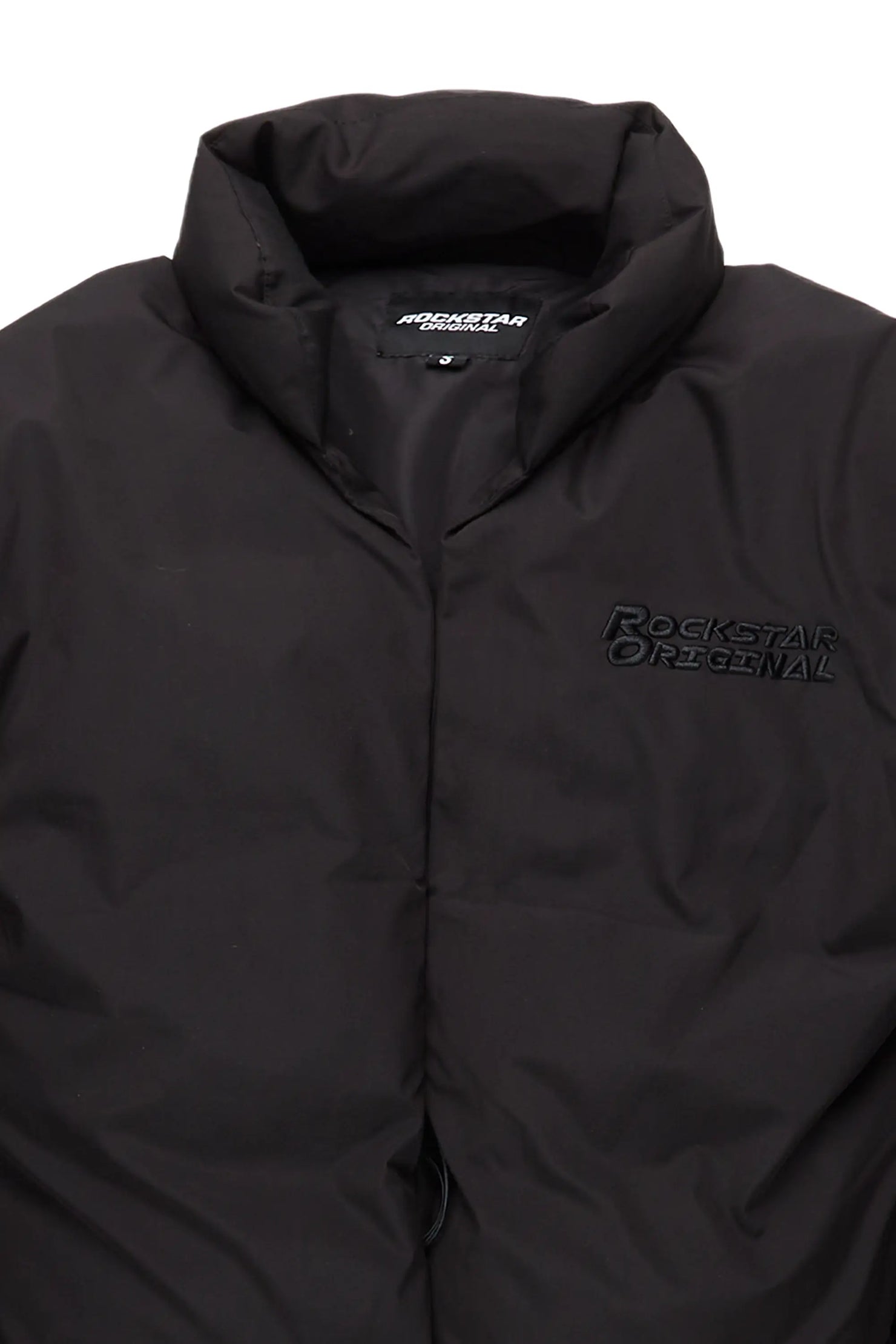 Damien Black Puffer Jacket