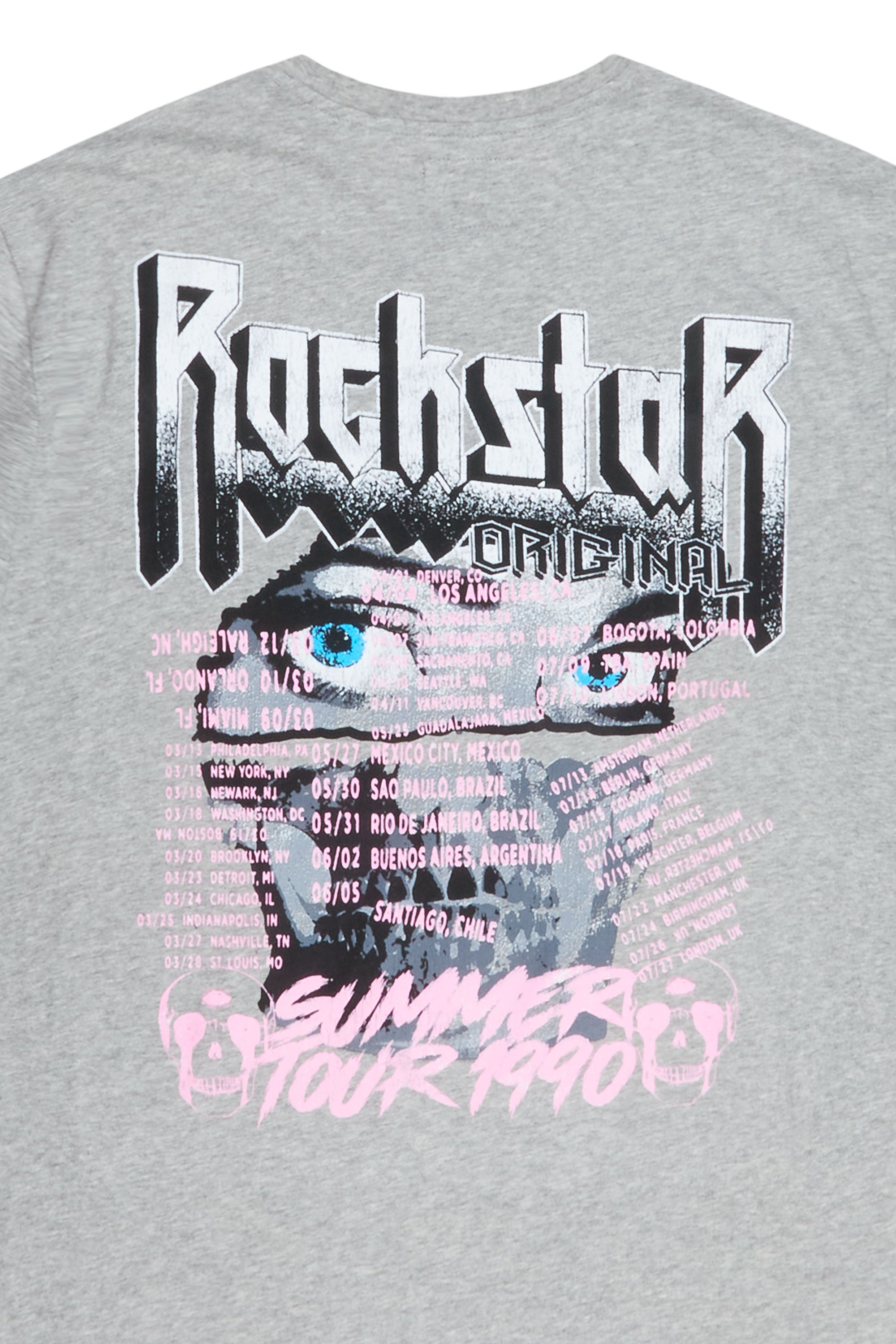 Dastard Grey Graphic T-Shirt