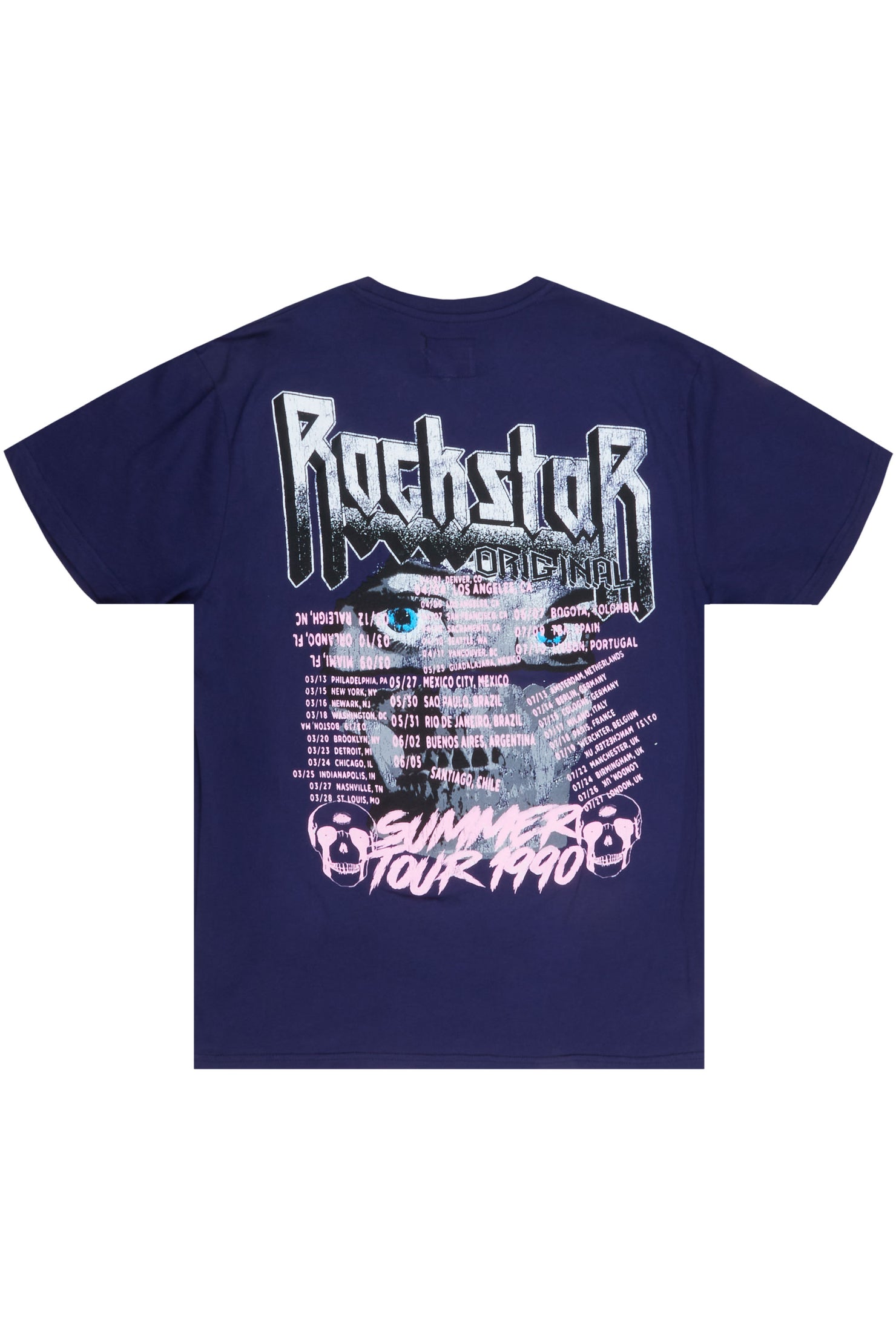 Dastard Navy Graphic T-Shirt