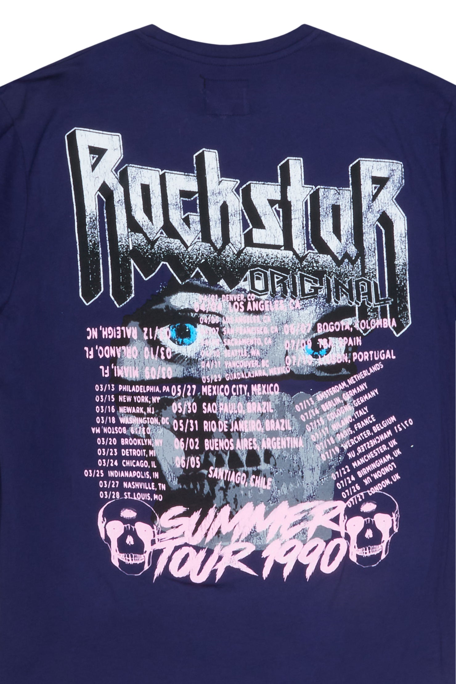 Dastard Navy Graphic T-Shirt