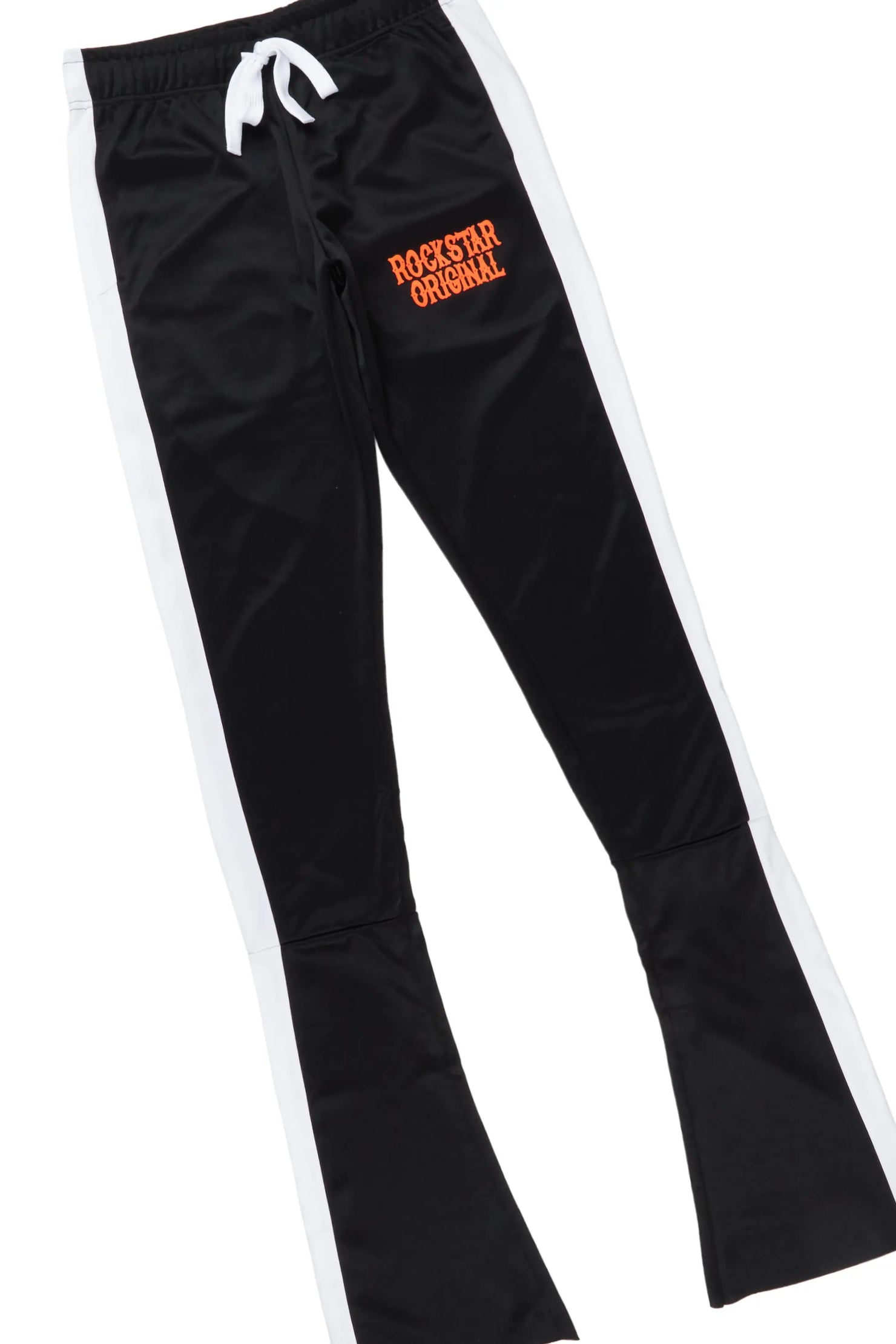 Deeler Orange/Black Hoodie Super Stacked Flare Track Set