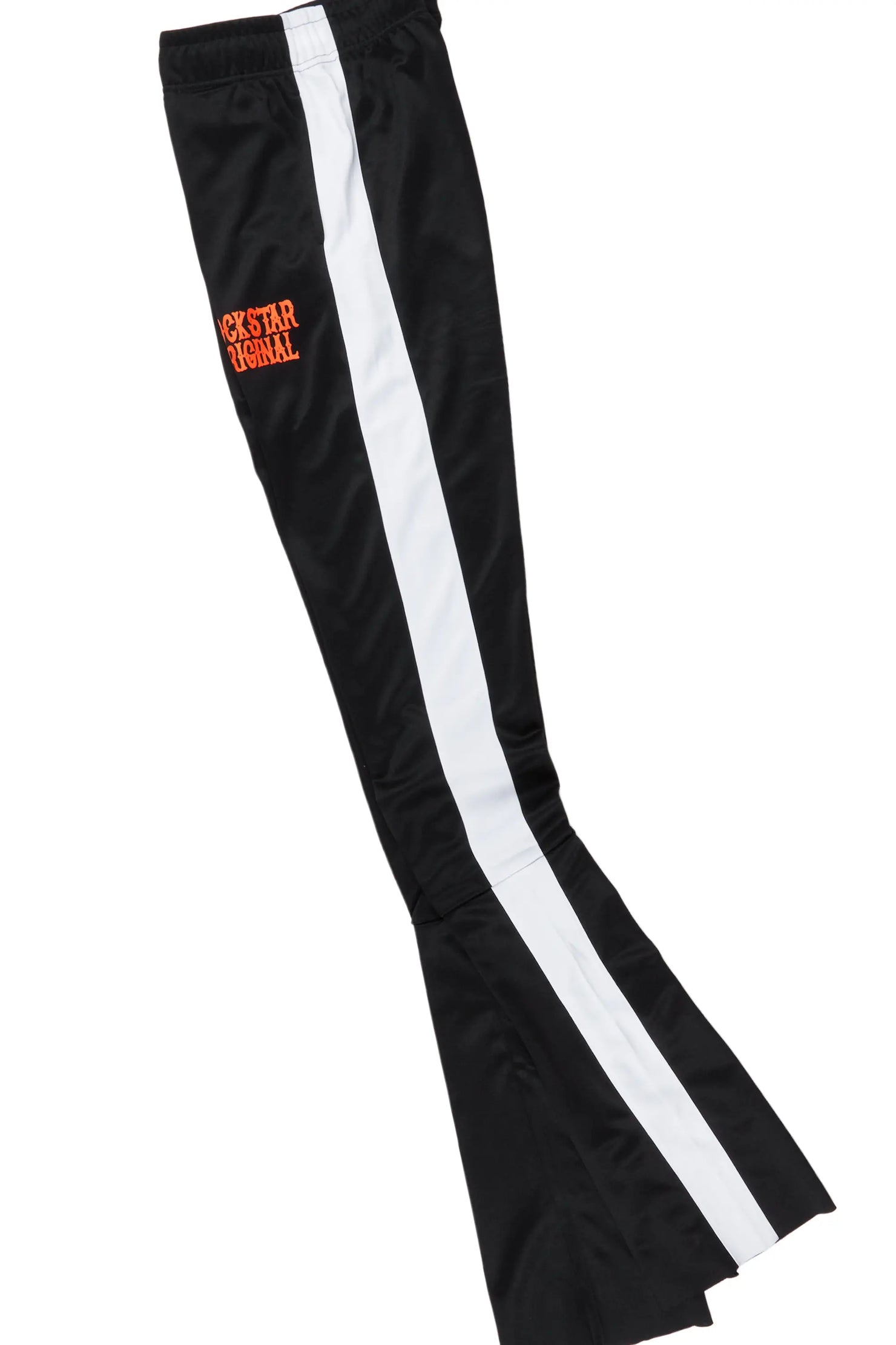 Deeler Orange/Black Hoodie Super Stacked Flare Track Set