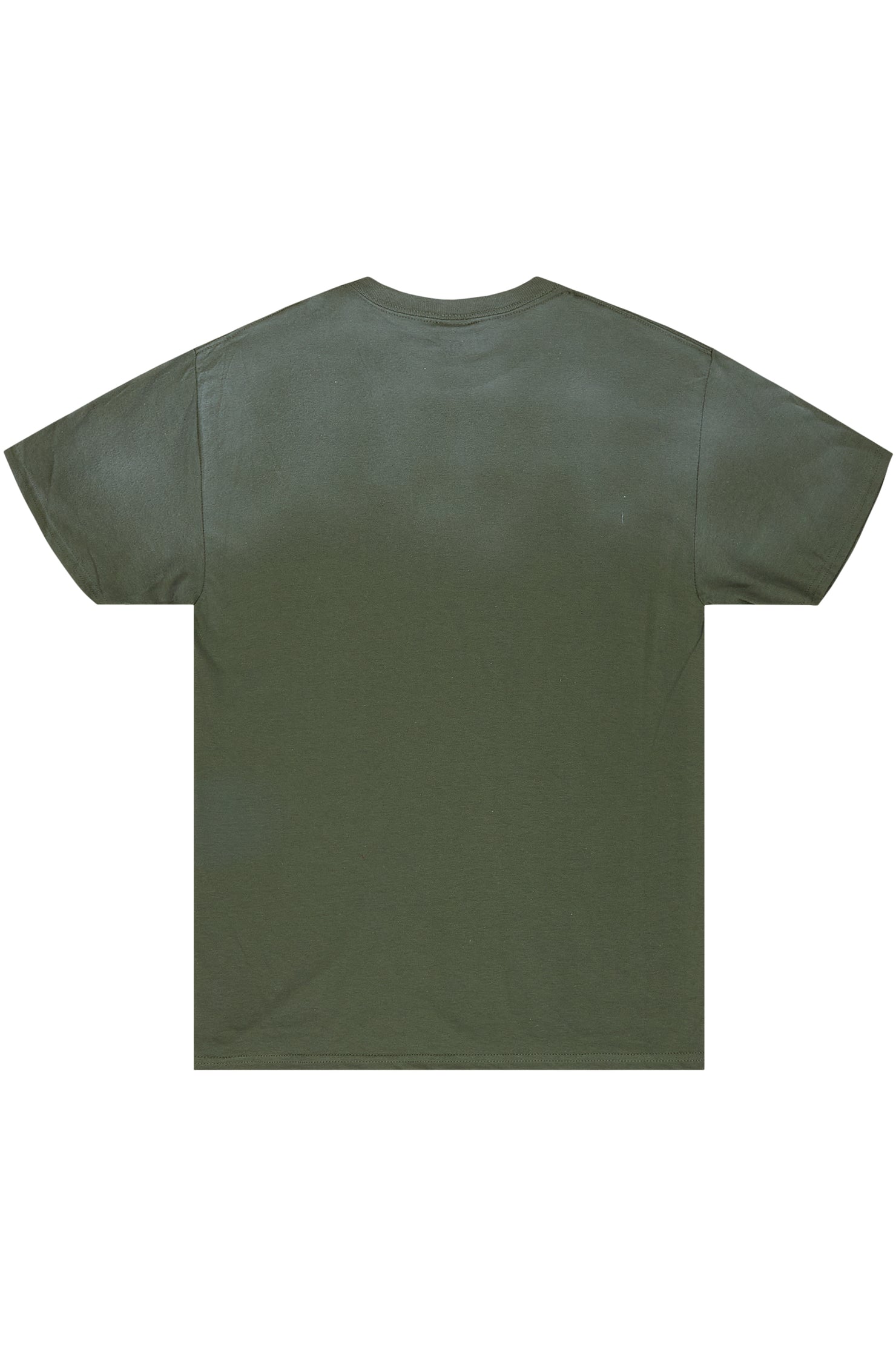 Can't Be Tamed Army Green Oversized Tee