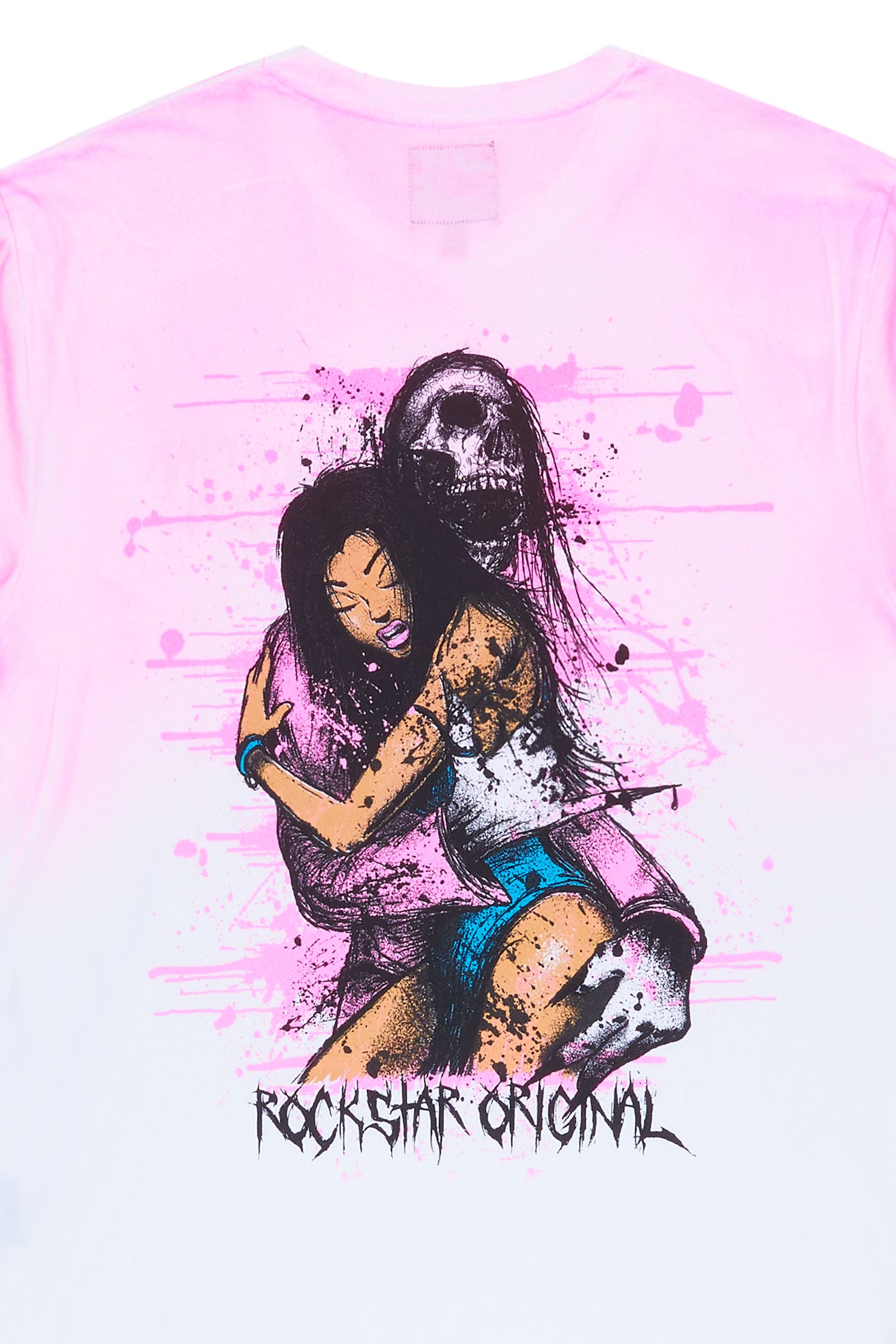 Demonia White Graphic T-Shirt