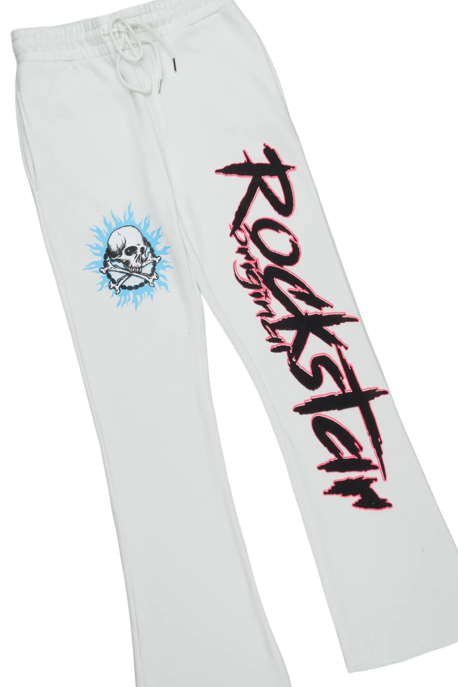 Destro Stone Oversized Hoodie Stacked Flare Set