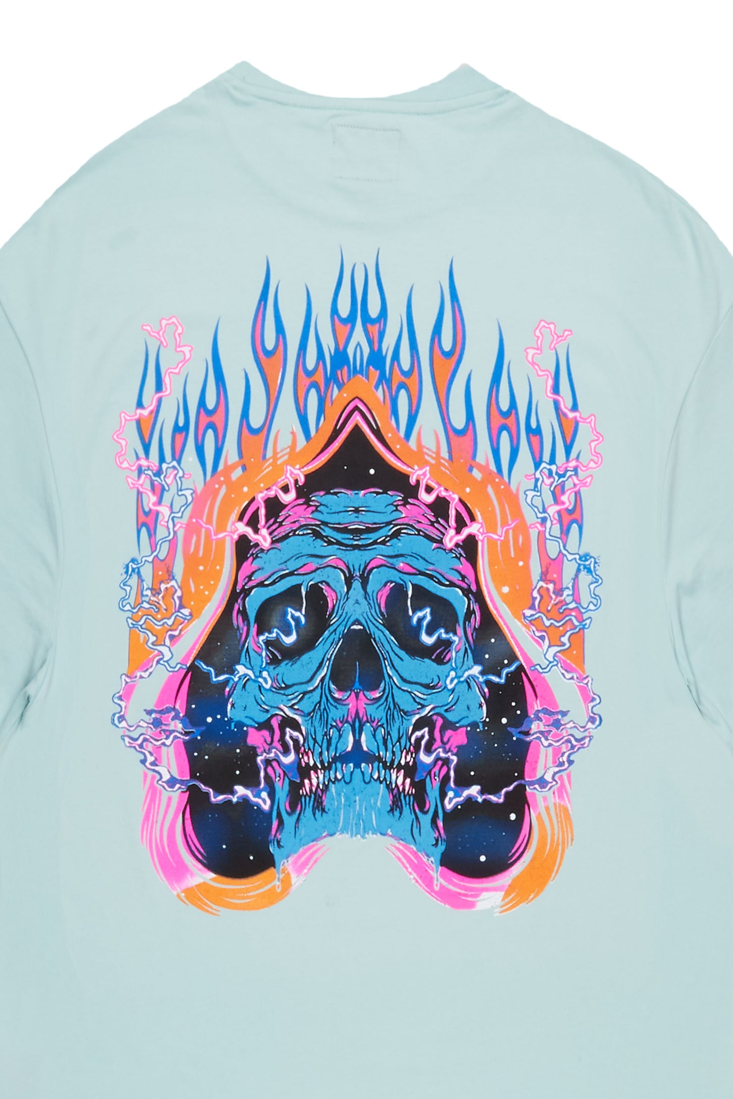 Disstans Aqua Oversized Graphic T-Shirt