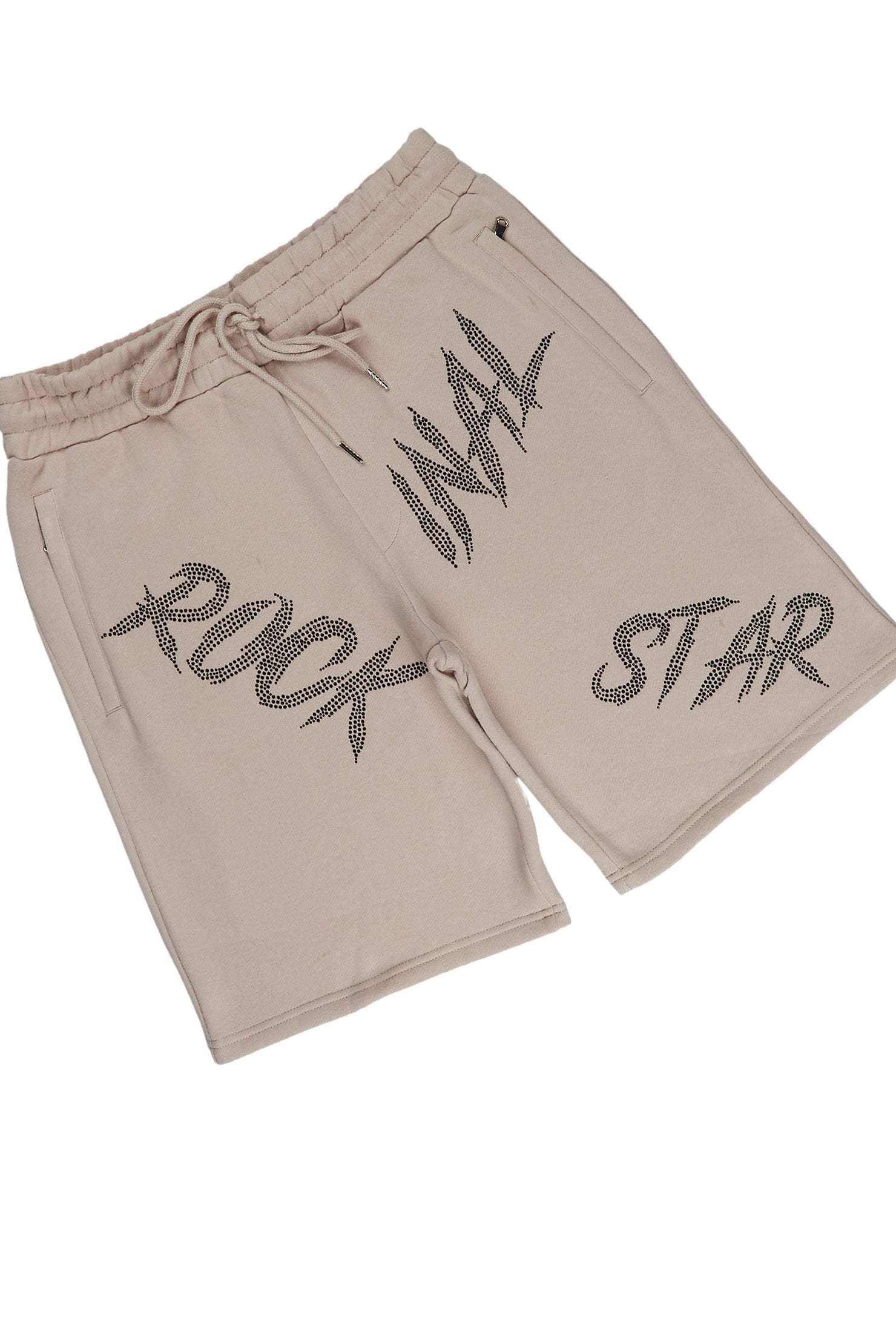 Django Taupe Graphic T-Shirt Short Set